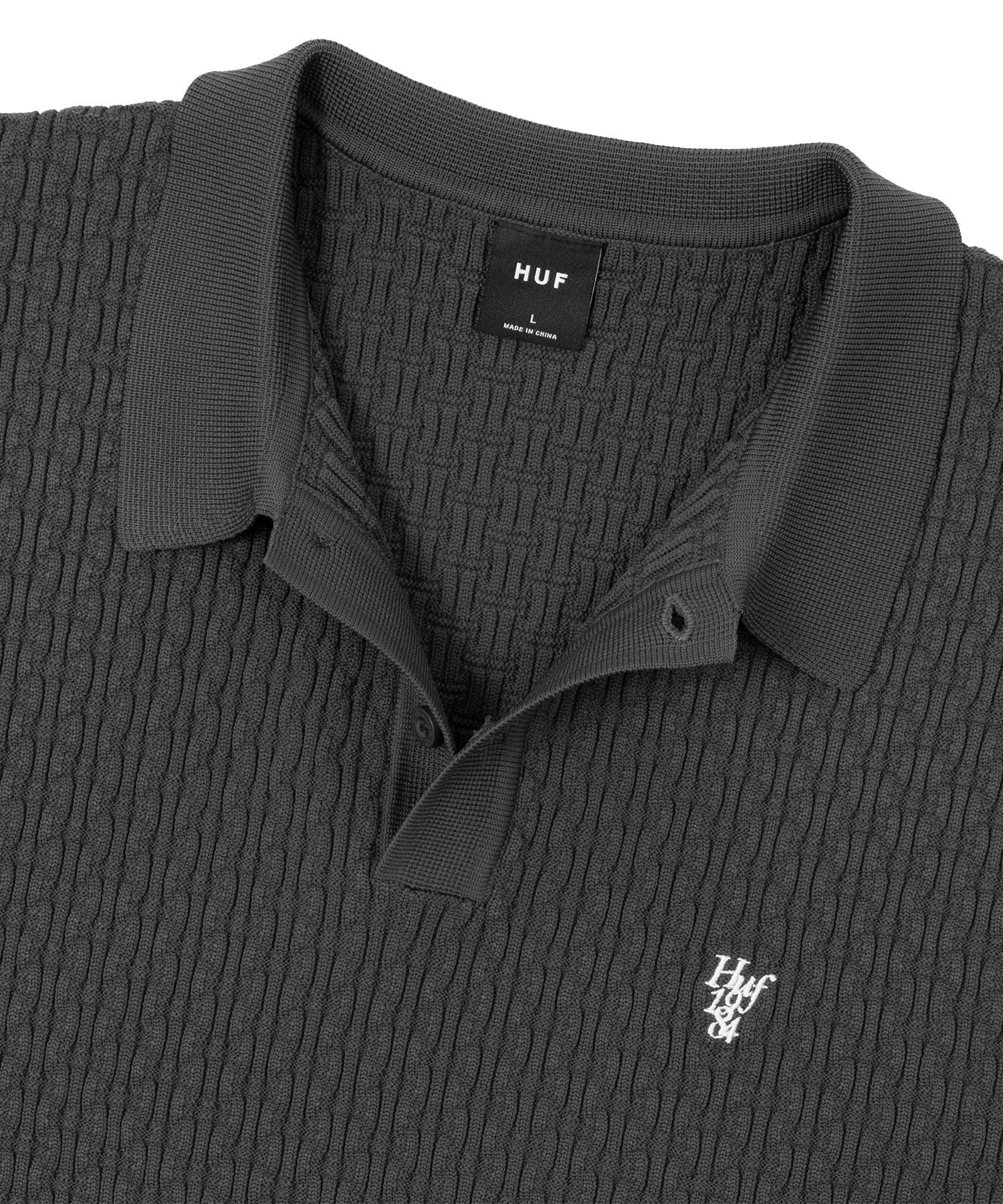 ポロシャツ HUF 1984 KNIT POLO / HUF ハフ ニットポロ