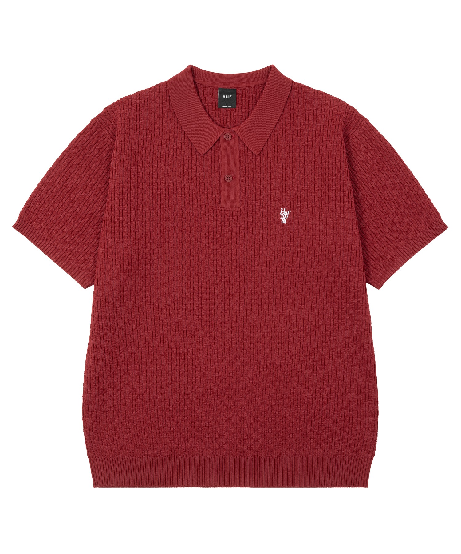 ポロシャツ HUF 1984 KNIT POLO / HUF ハフ ニットポロ