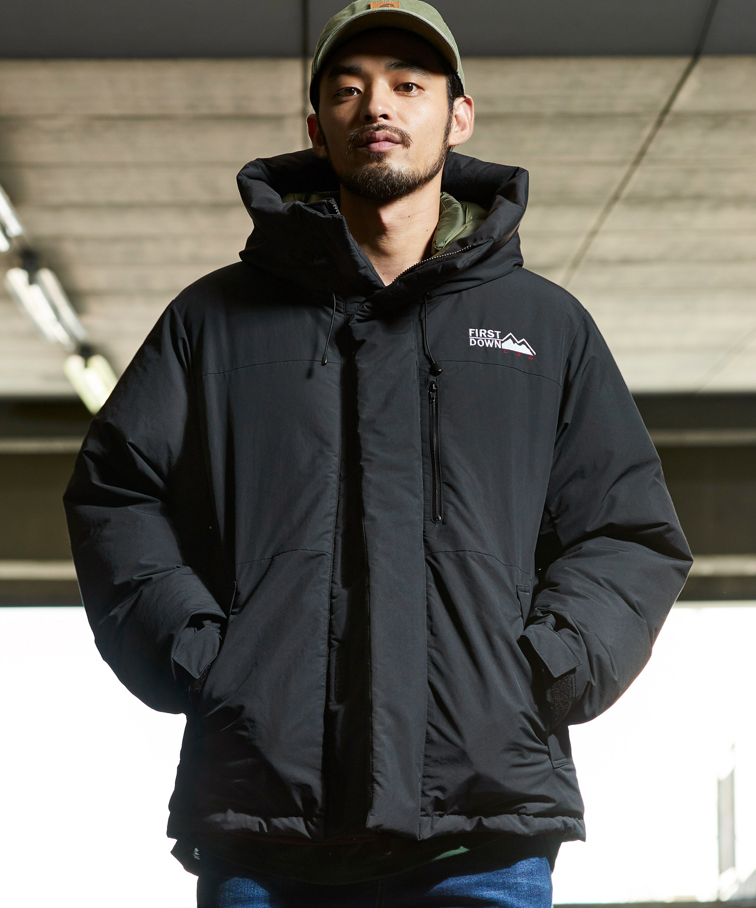 限定OFF ダウン ダウンジャケット FIRST DOWN HANTEN DOWN JACKET