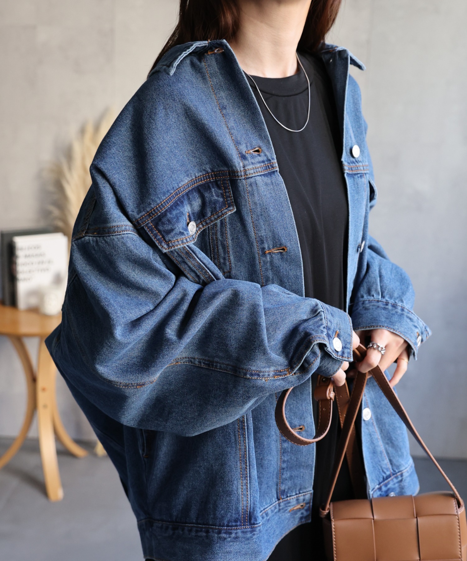 model：162cm 着用サイズ：F