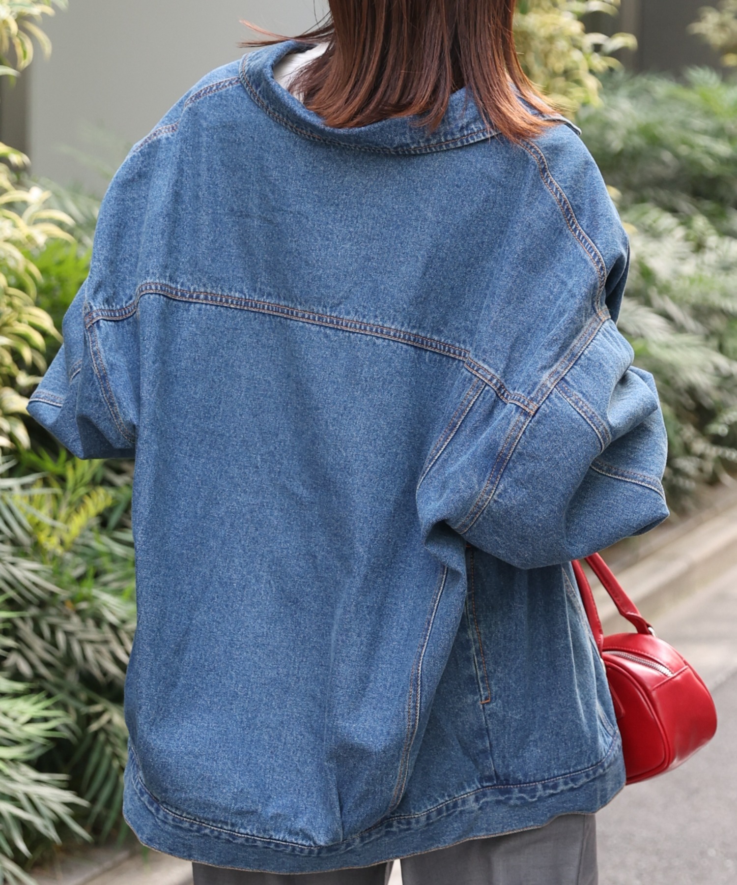 model：162cm 着用サイズ：F