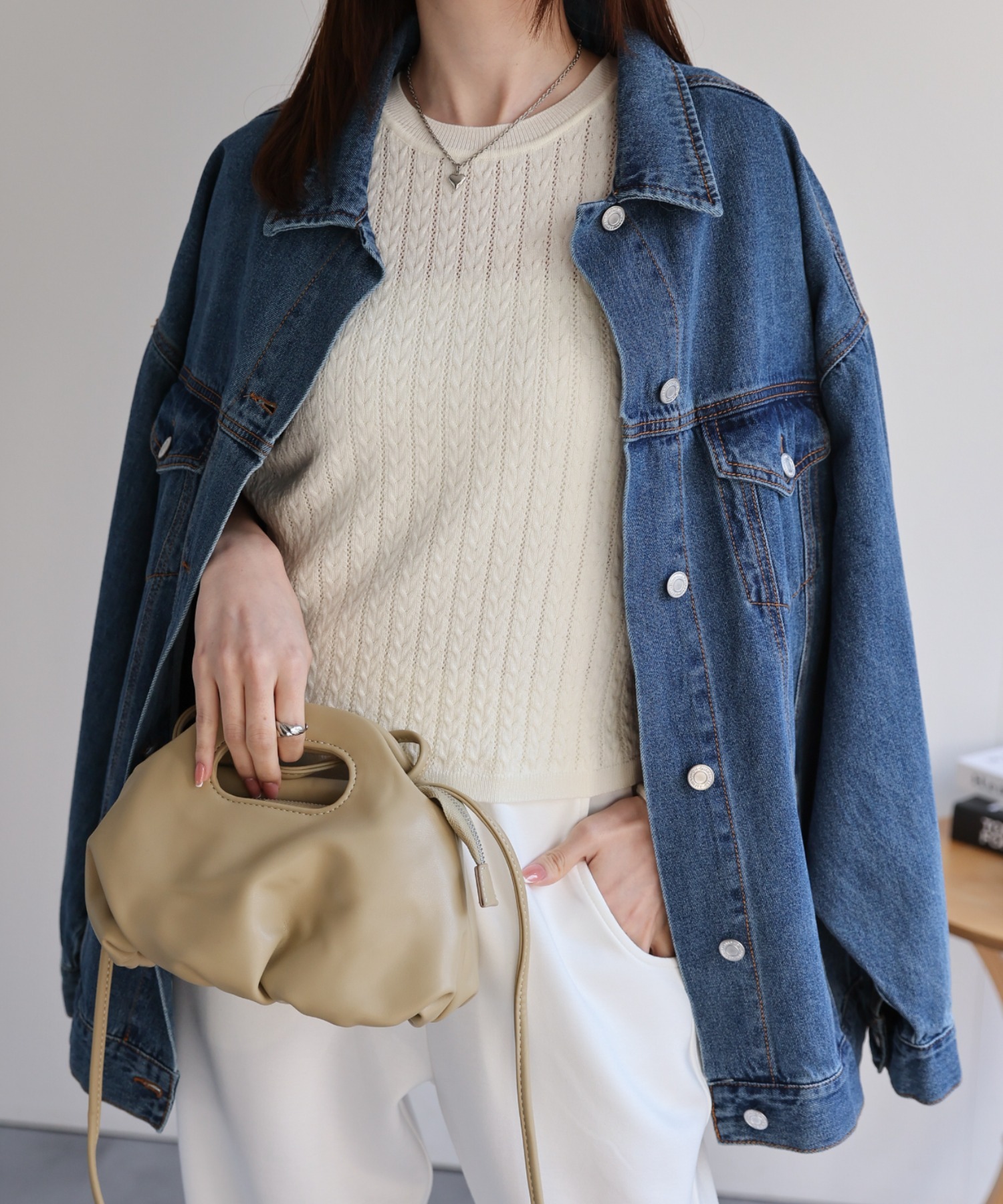 model：162cm 着用サイズ：F