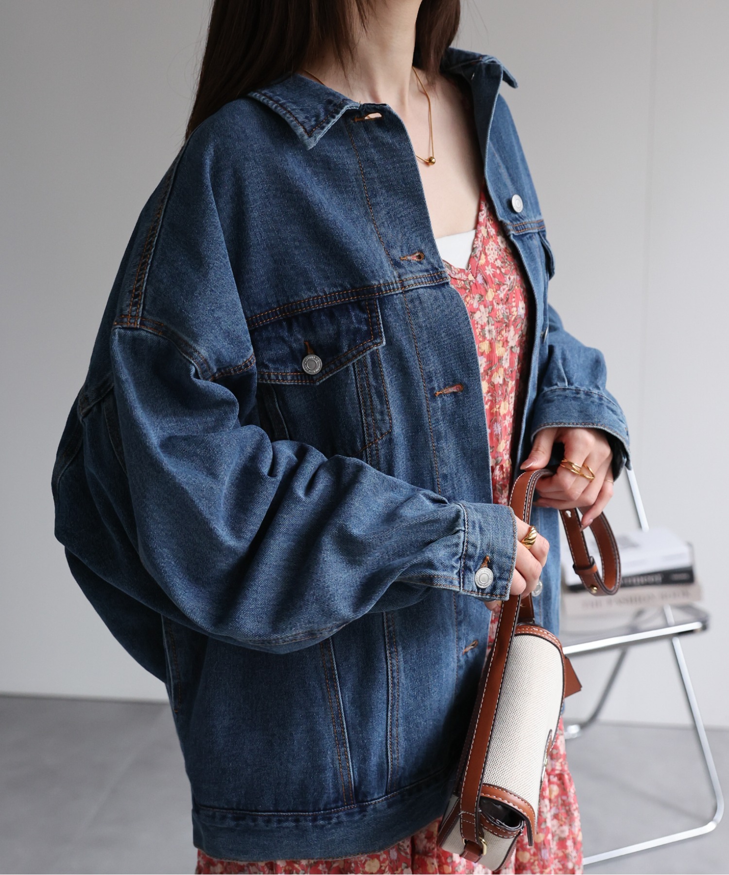 model：162cm 着用サイズ：F