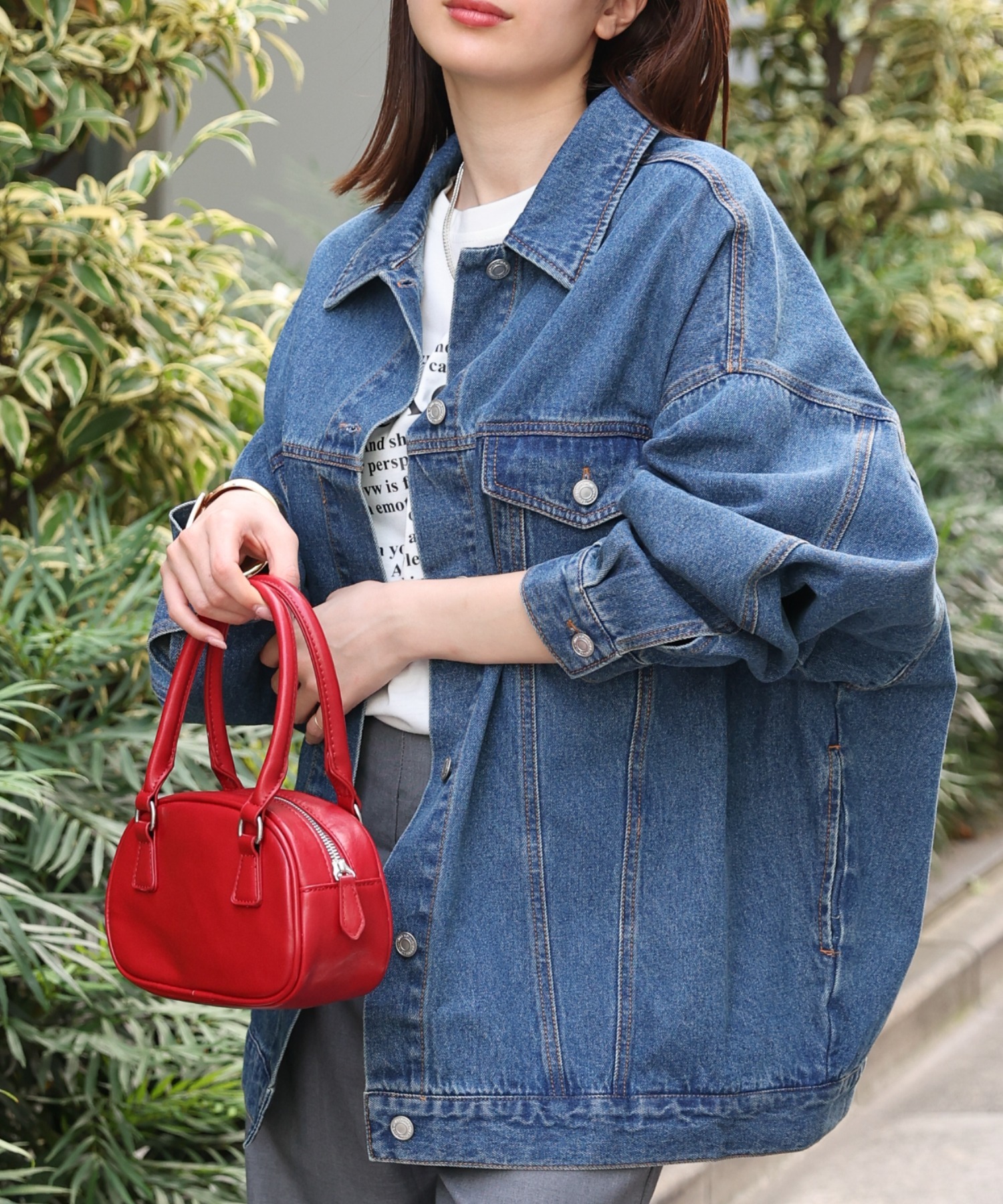 model：162cm 着用サイズ：F