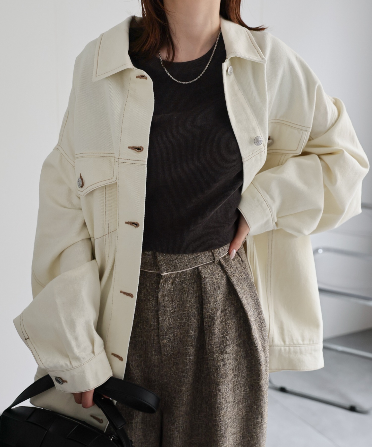model：162cm 着用サイズ：F