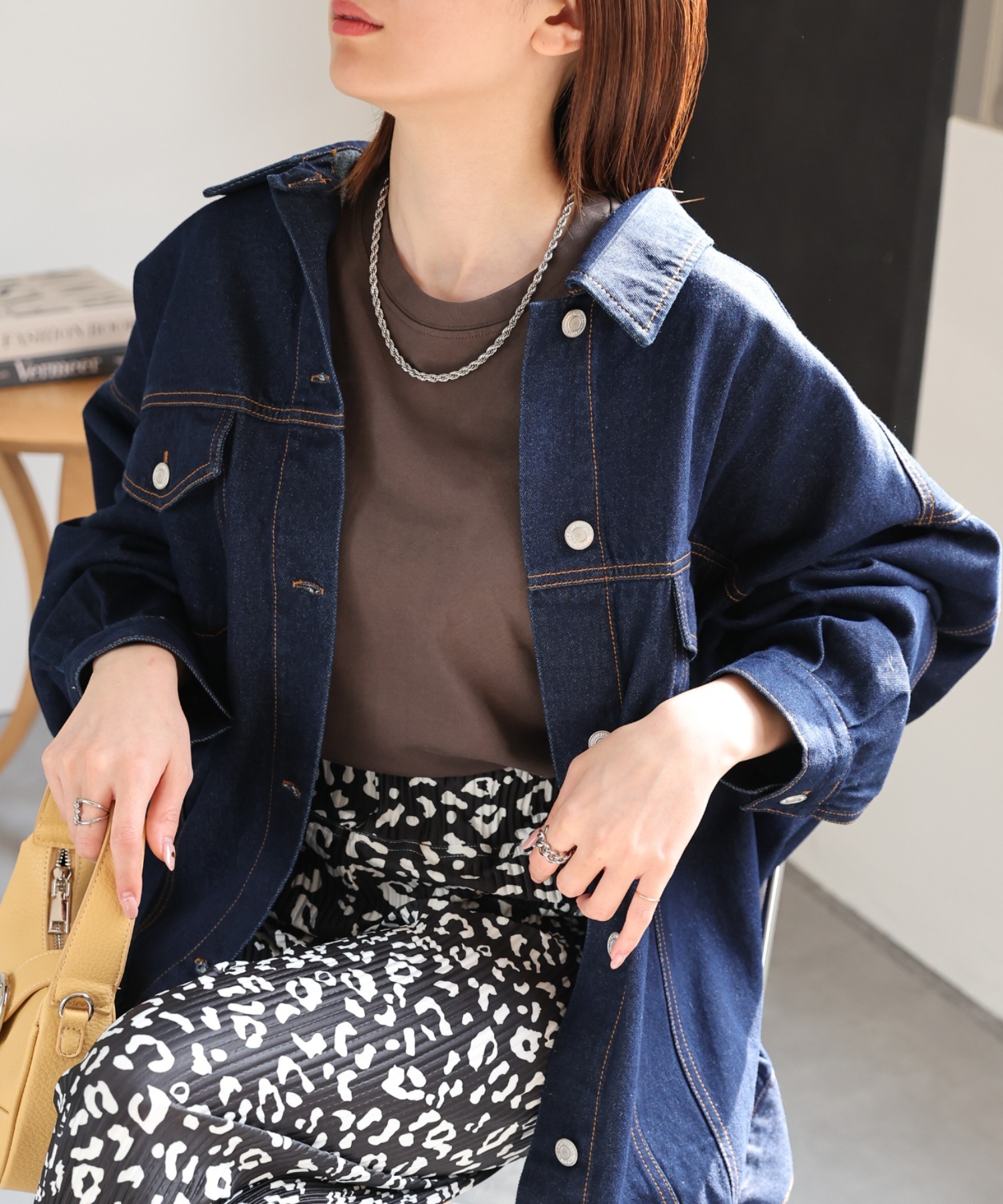 model：162cm 着用サイズ：F