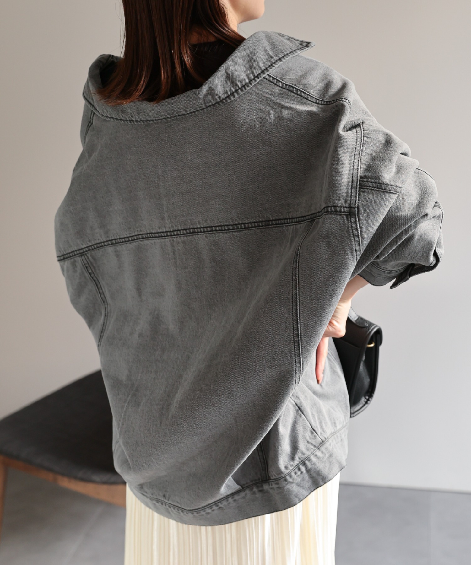 model：162cm 着用サイズ：F