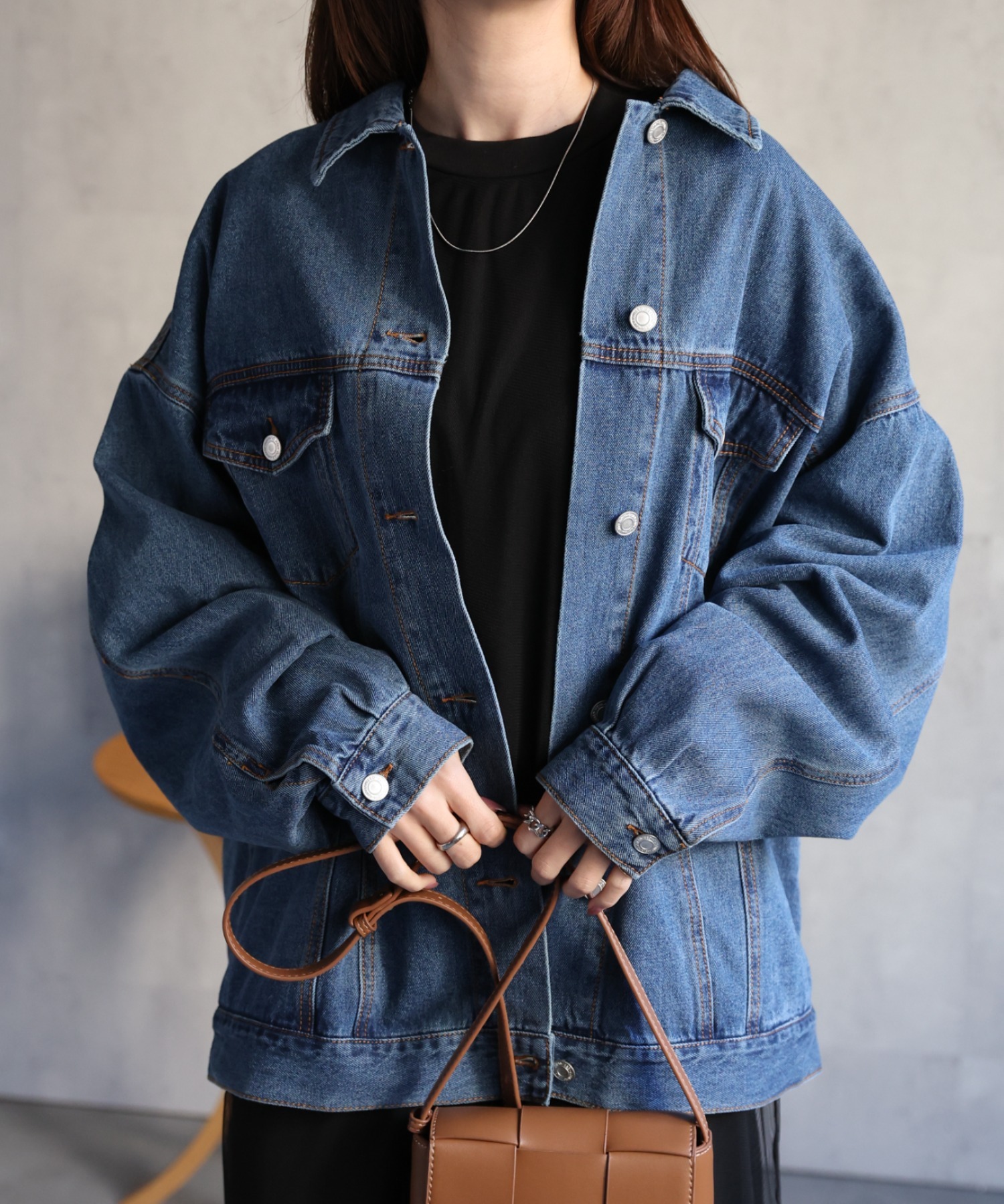 model：162cm 着用サイズ：F