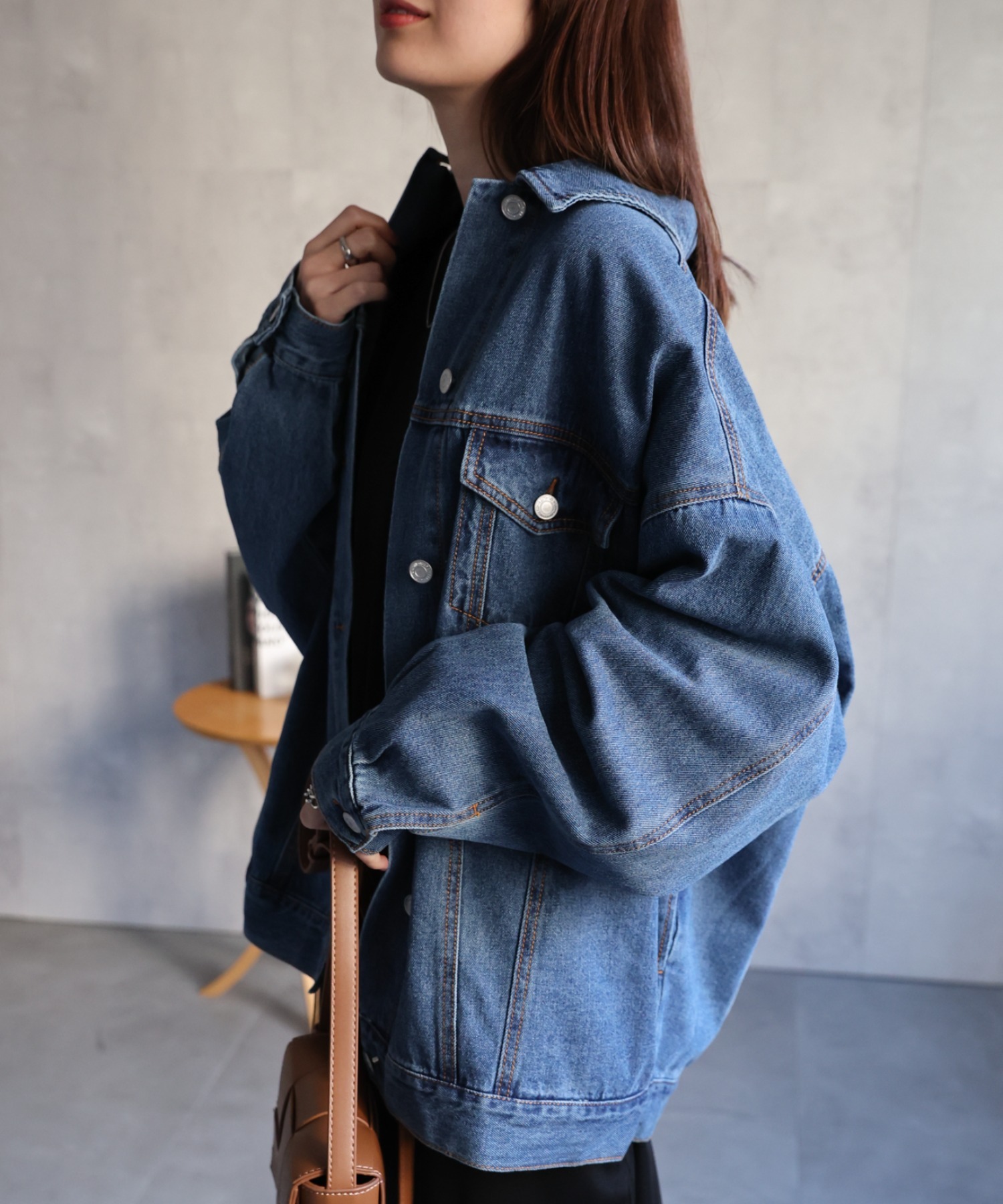 model：162cm 着用サイズ：F