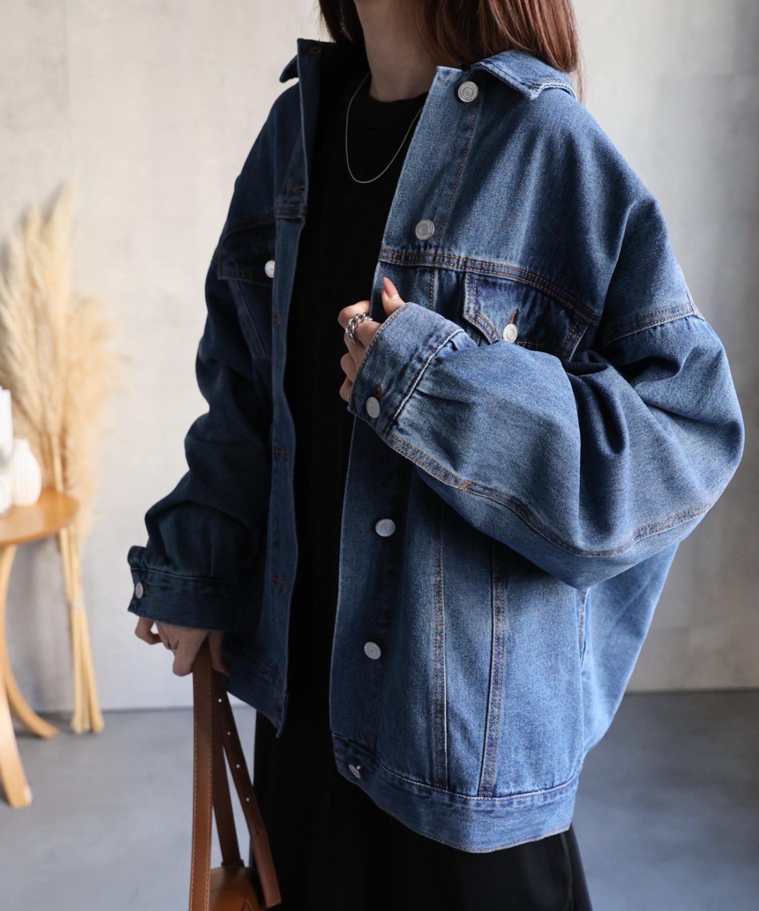 model：162cm 着用サイズ：F