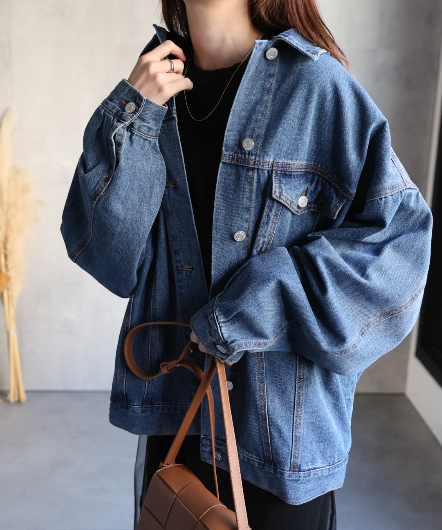 model：162cm 着用サイズ：F