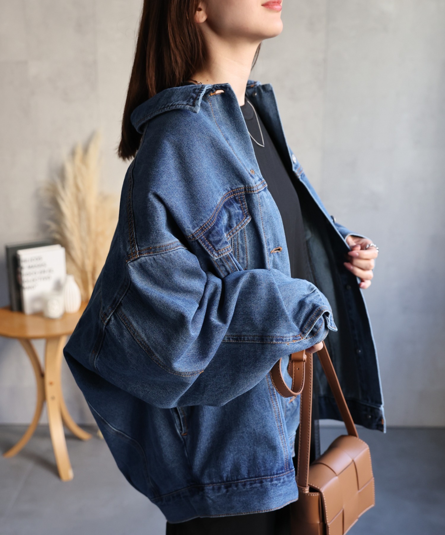 model：162cm 着用サイズ：F