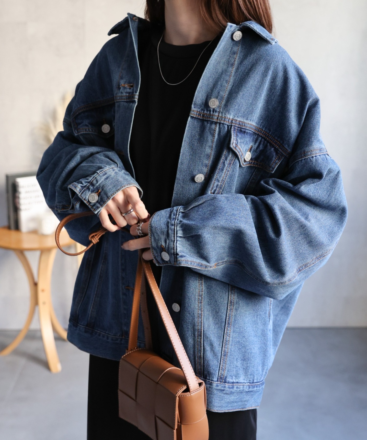 model：162cm 着用サイズ：F