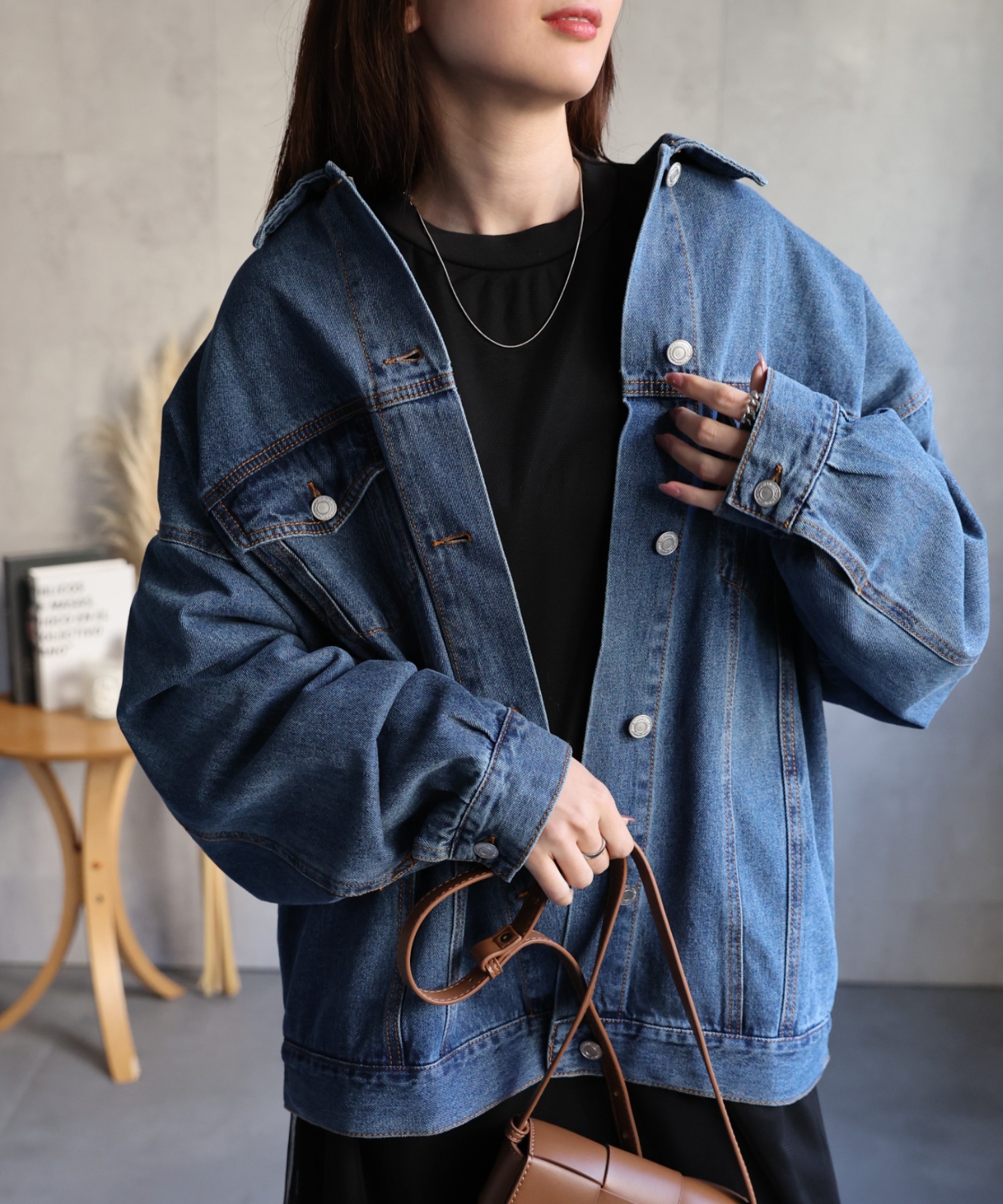 model：162cm 着用サイズ：F
