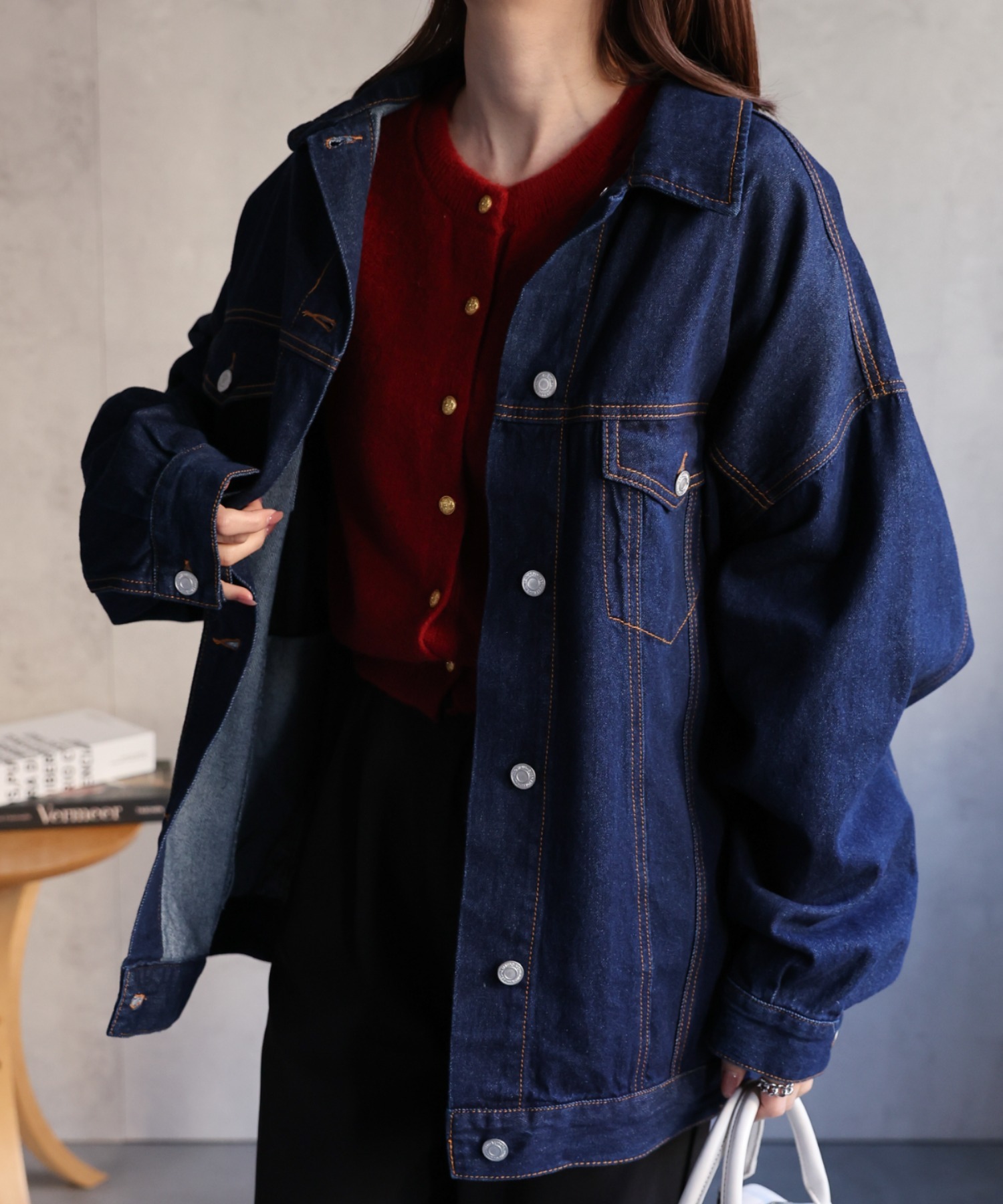 model：162cm 着用サイズ：F
