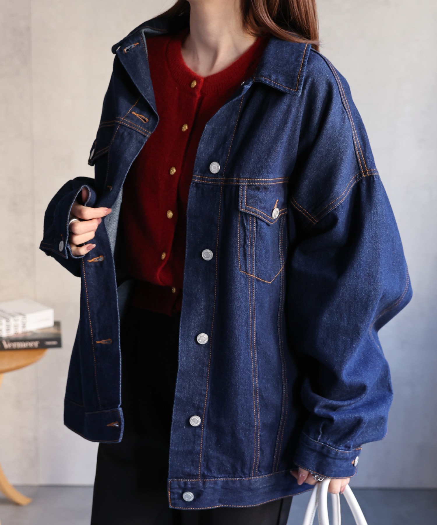 model：162cm 着用サイズ：F