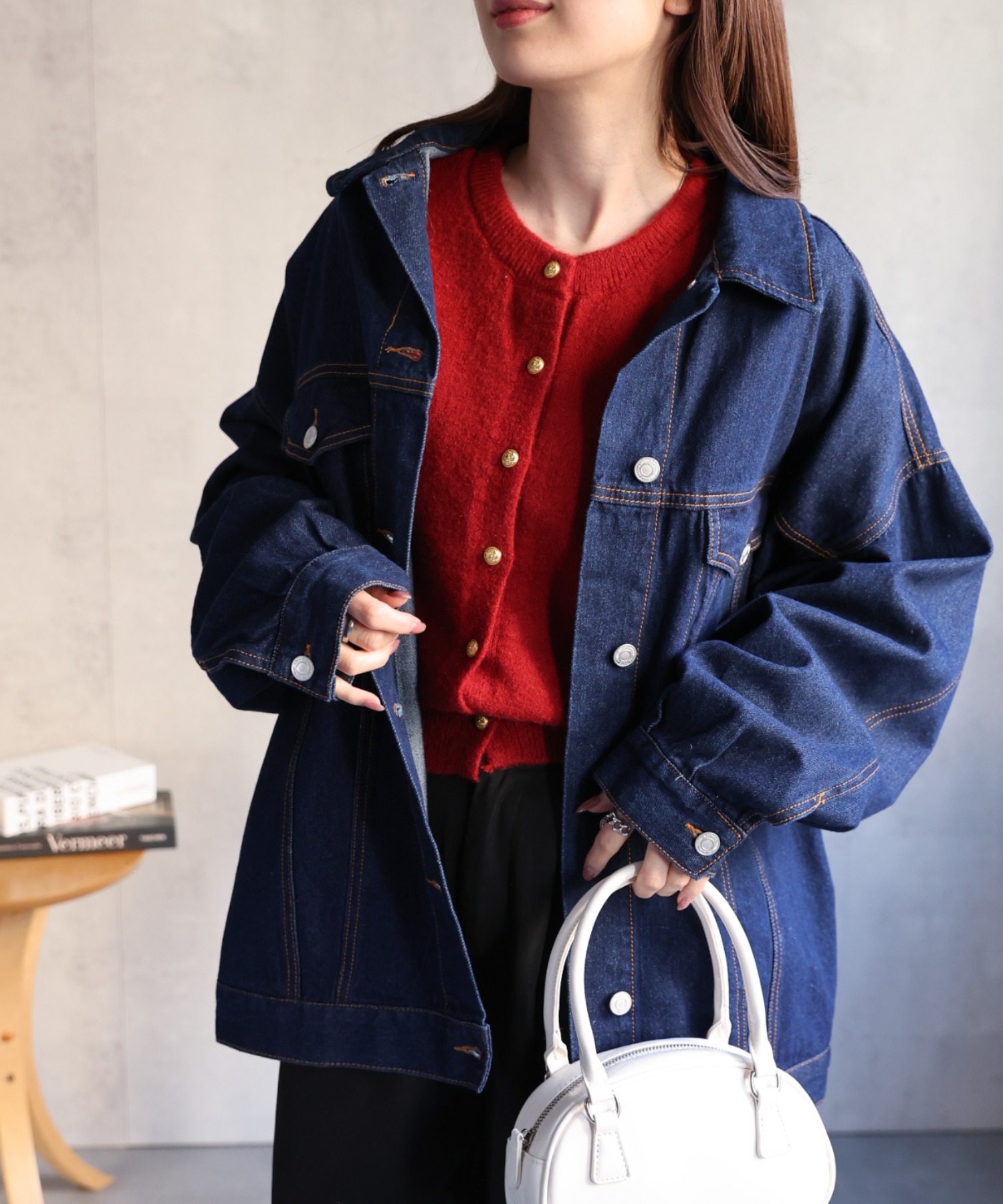 model：162cm 着用サイズ：F