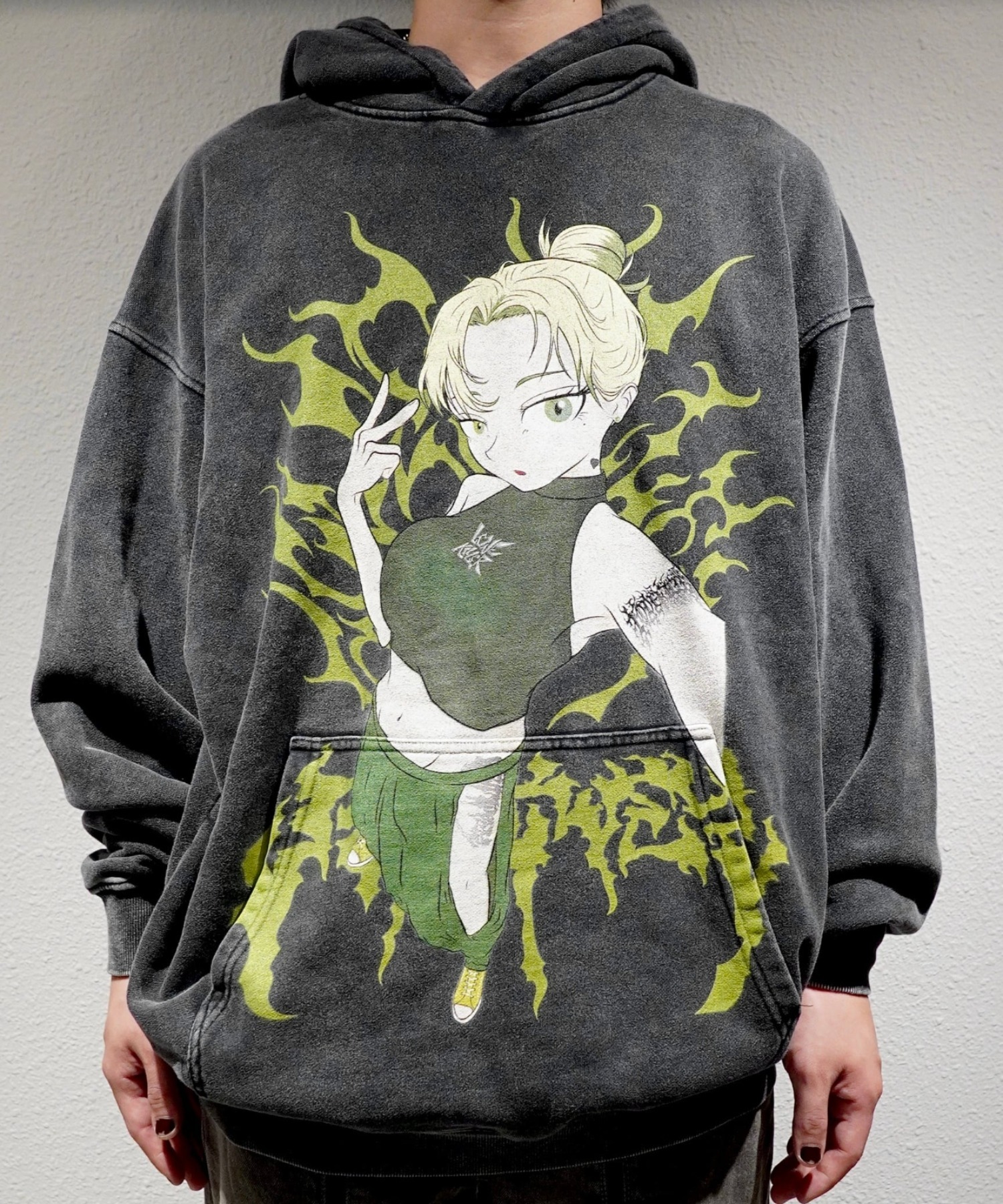 ラブキラー パーカー A'GEM/9 × .kom 『LOVE KILLER/ラブ キラー』Graphic black