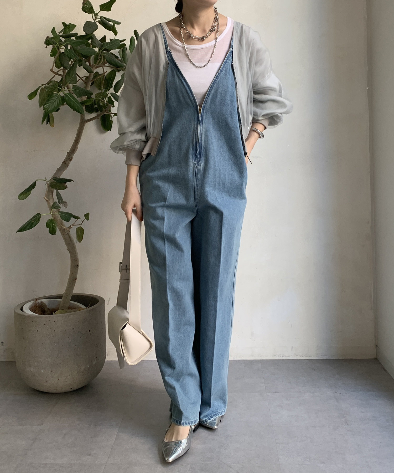 【WEB限定】チュールレイヤードブルゾン