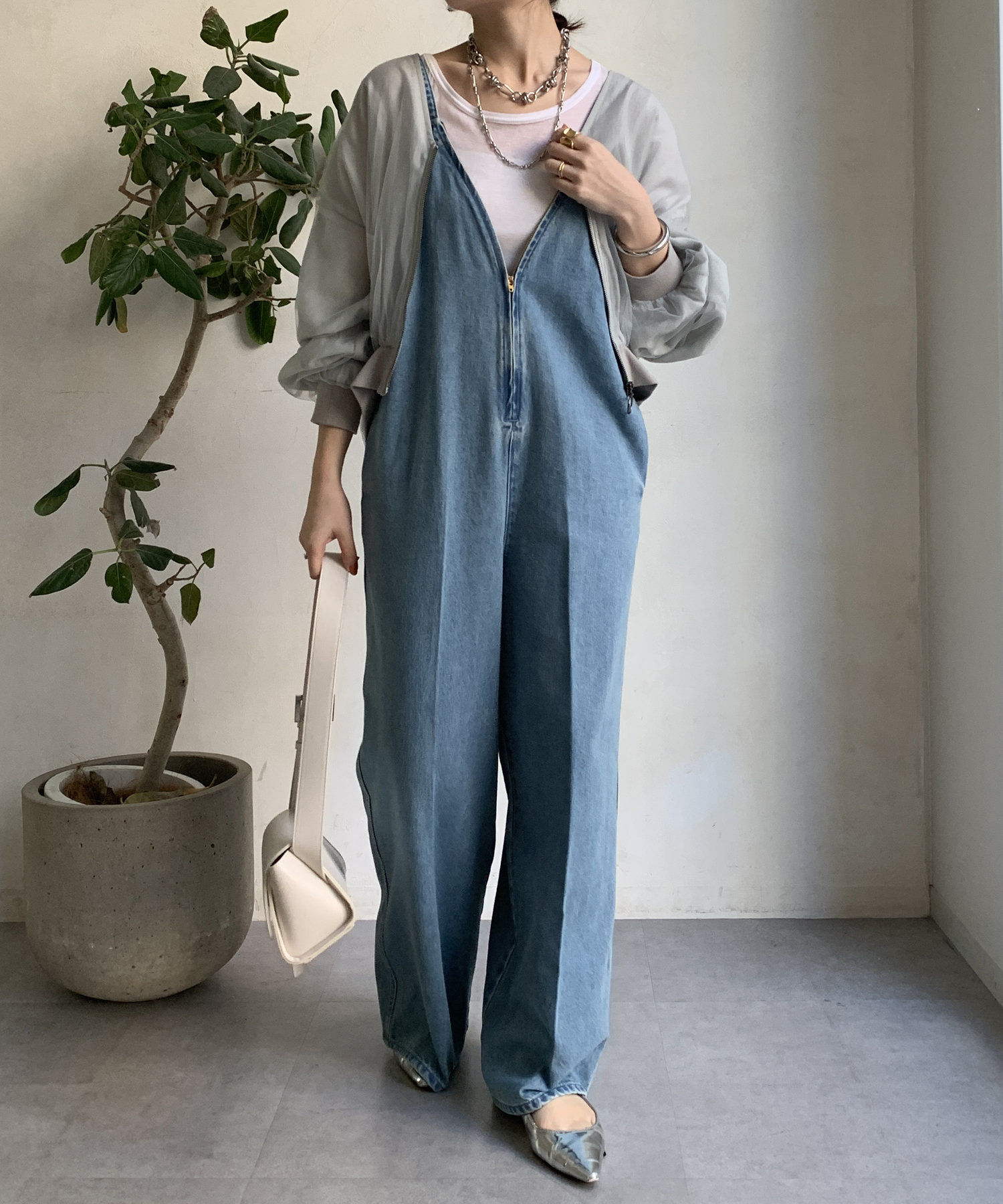 【WEB限定】チュールレイヤードブルゾン