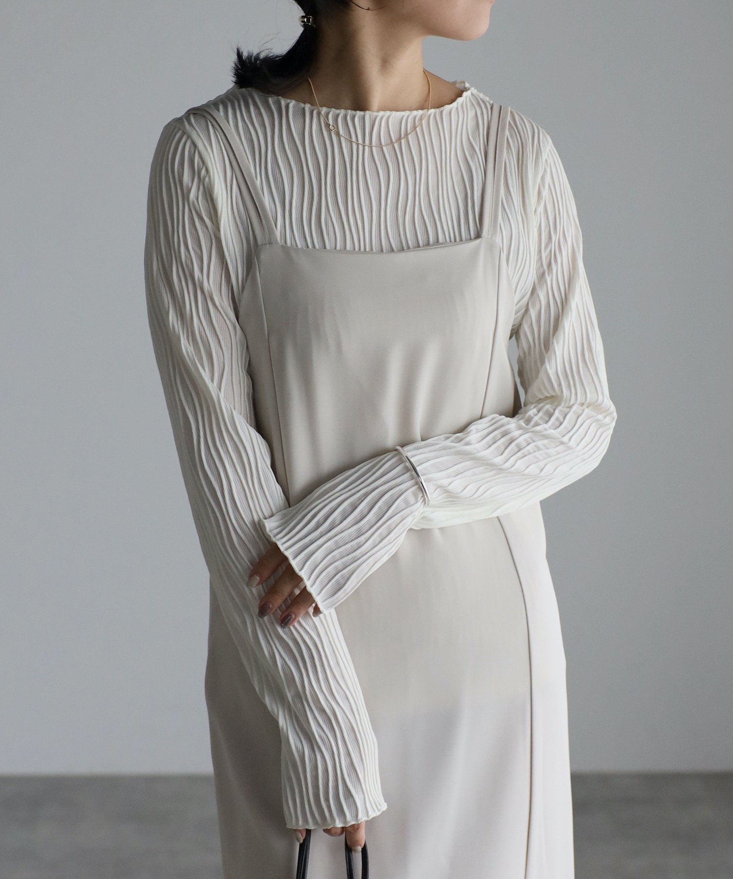 model:162cm  着用サイズ:FRE