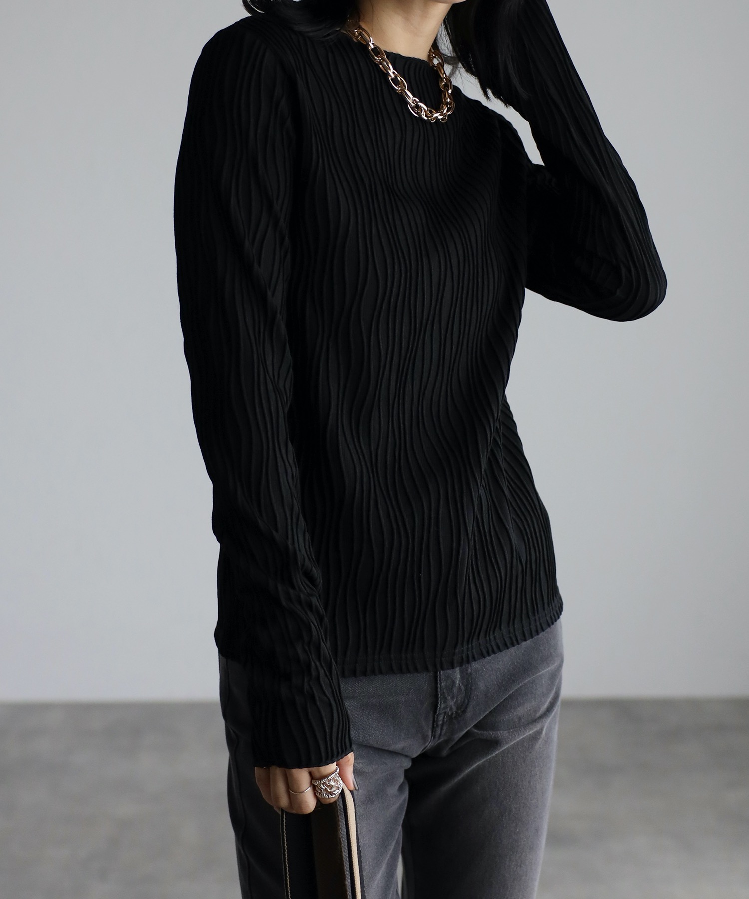 model:162cm  着用サイズ:FRE