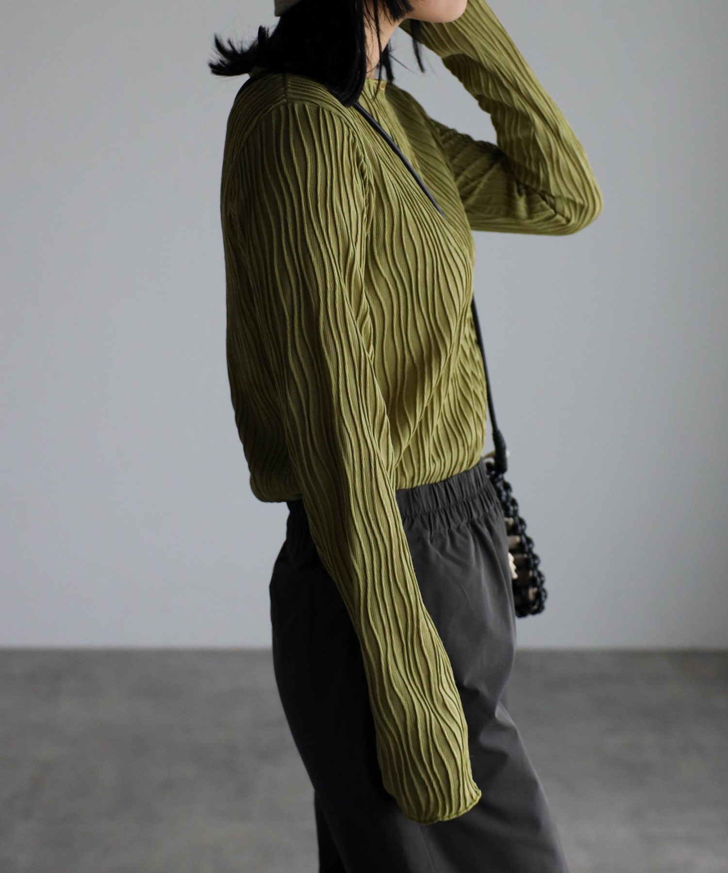 model:162cm  着用サイズ:FRE