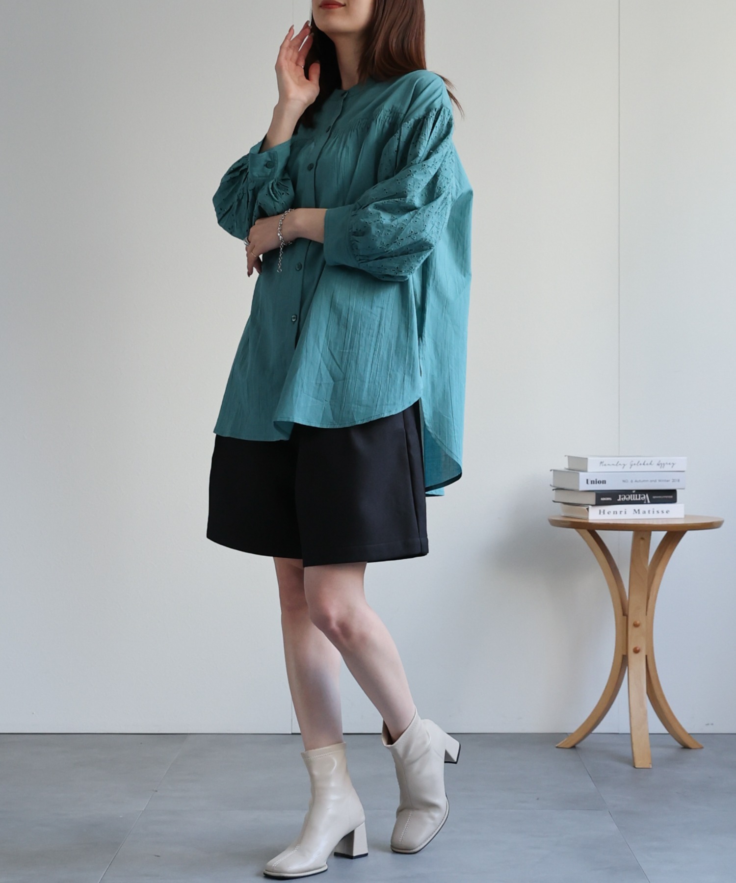 model：162cm 着用サイズ：F