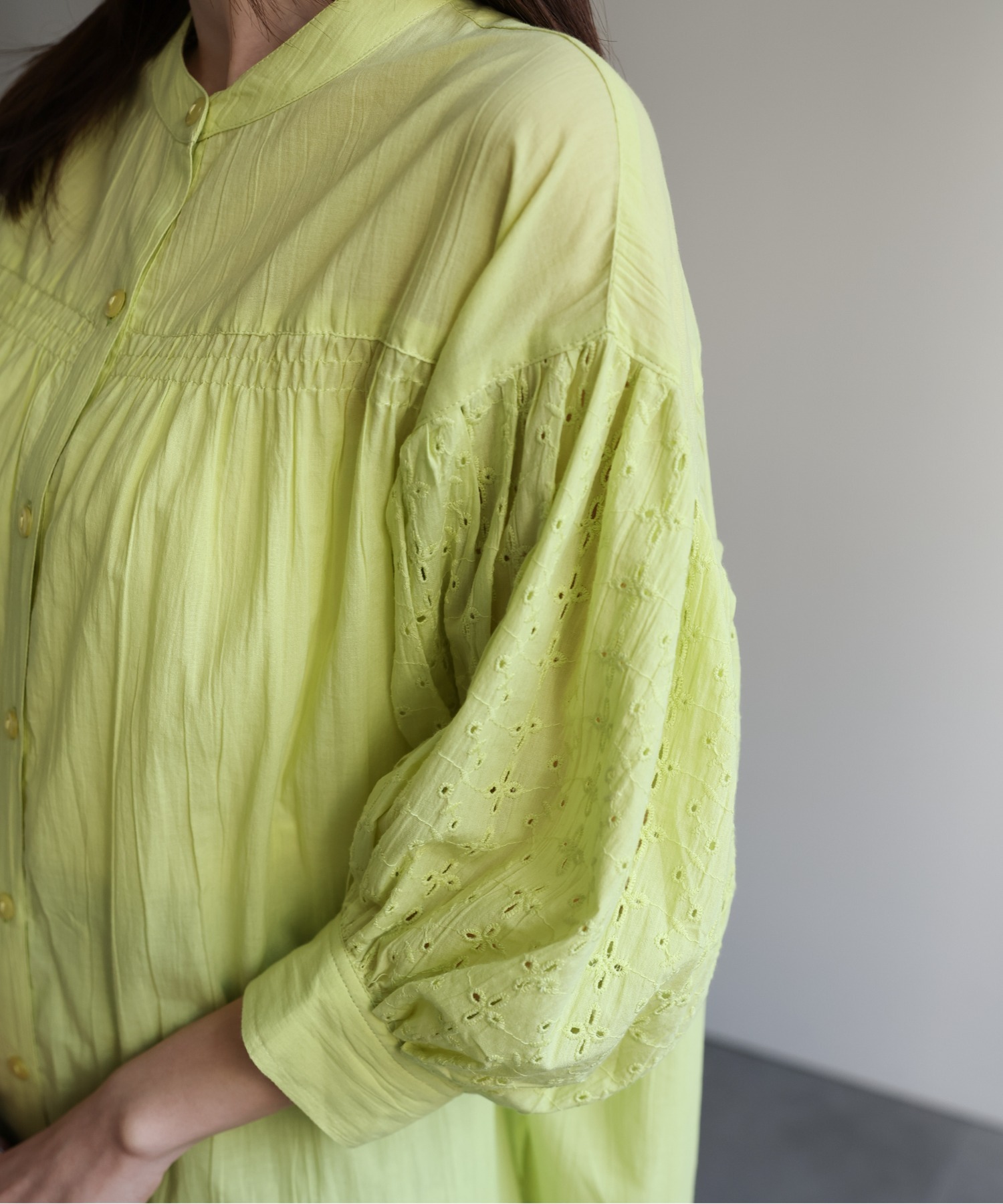 model：162cm 着用サイズ：F