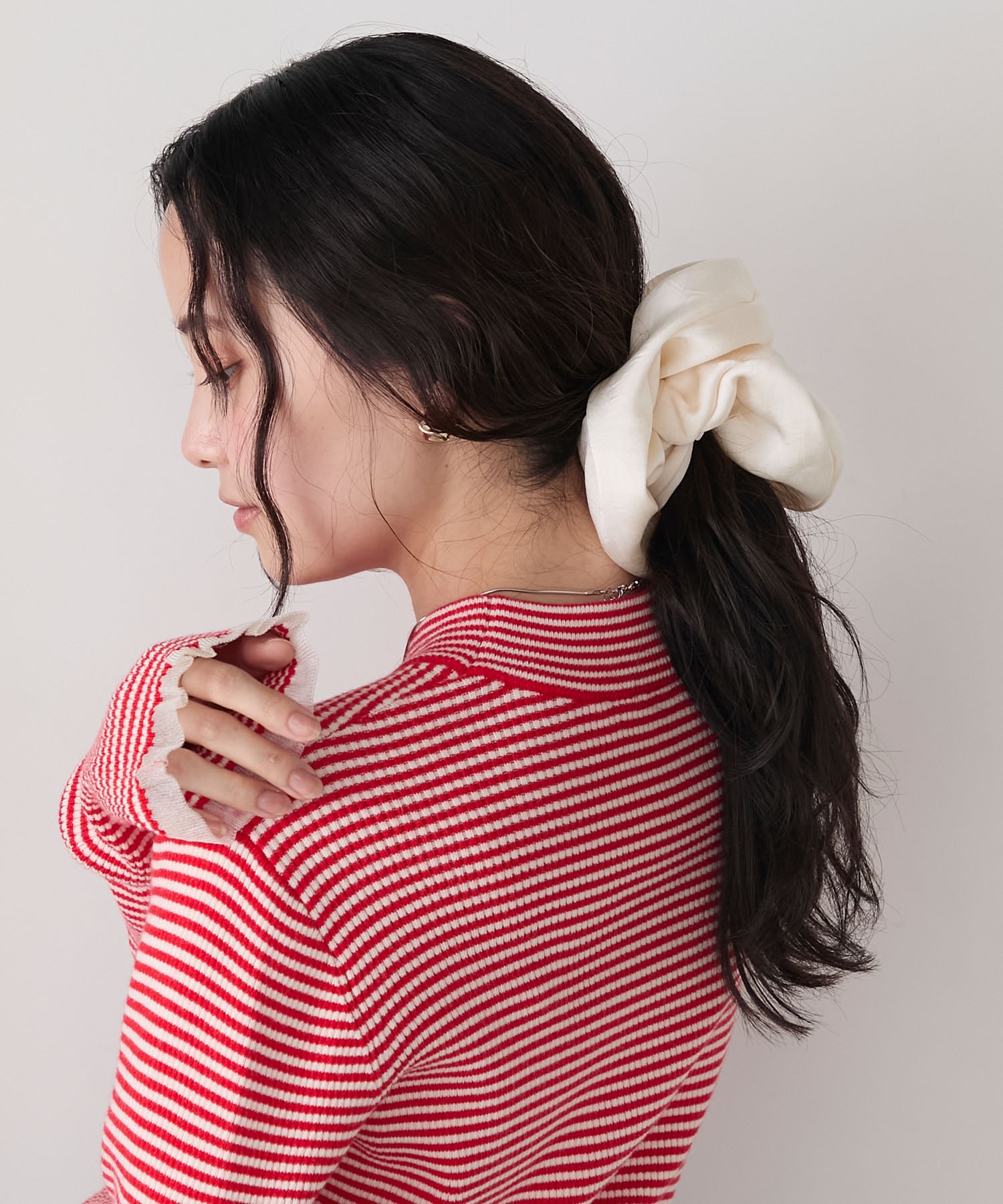 forksy.】ヴィンテージサテンボリュームシュシュ forksy.│MONO-MART