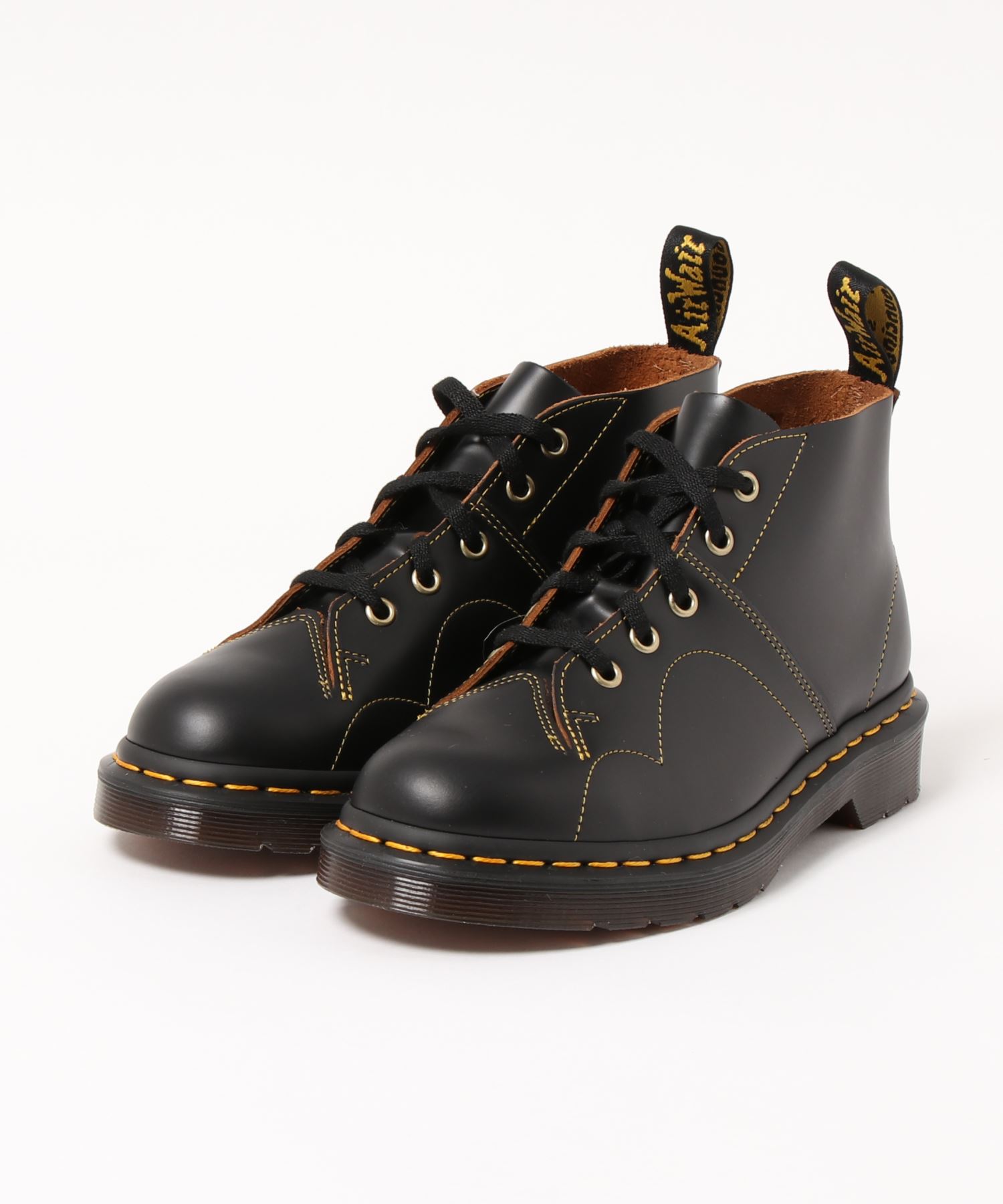 doc martens church platform monkey boots