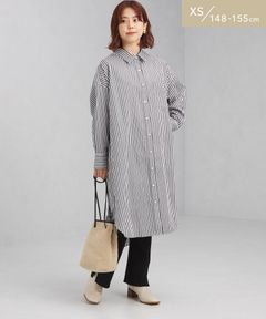 商品詳細 本田翼さん着用 1 Of Mine ワンオブマイン オーバー シャツ ワンピース ストライプ Green Label Relaxing グリーンレーベル リラクシング 公式通販