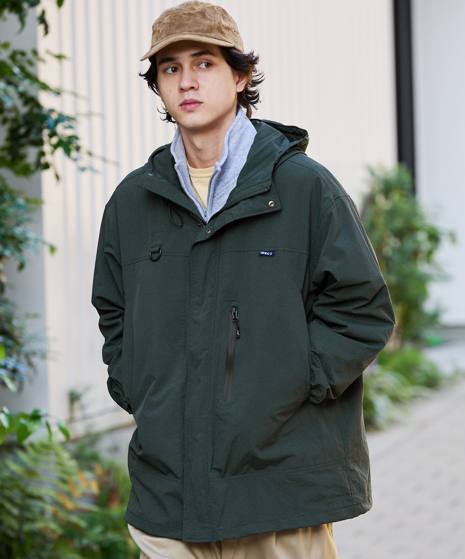 HECT】Water Repellent Nylon Big Mountain Parka /オーバーサイズ撥水 