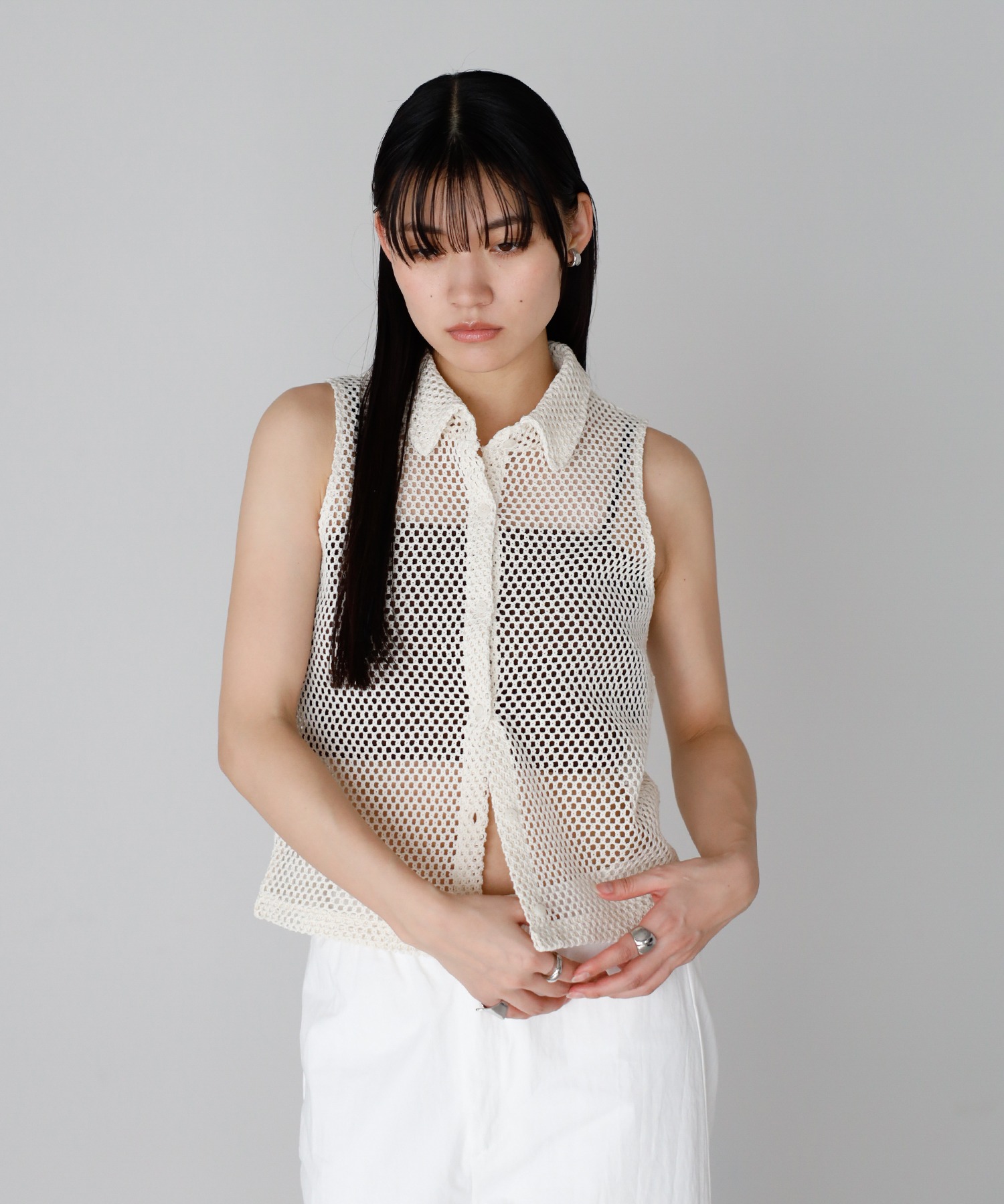 model：H167 着用サイズ：FREE