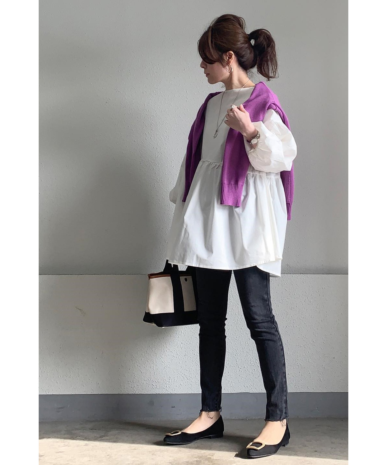model：H158 着用サイズ：FREE