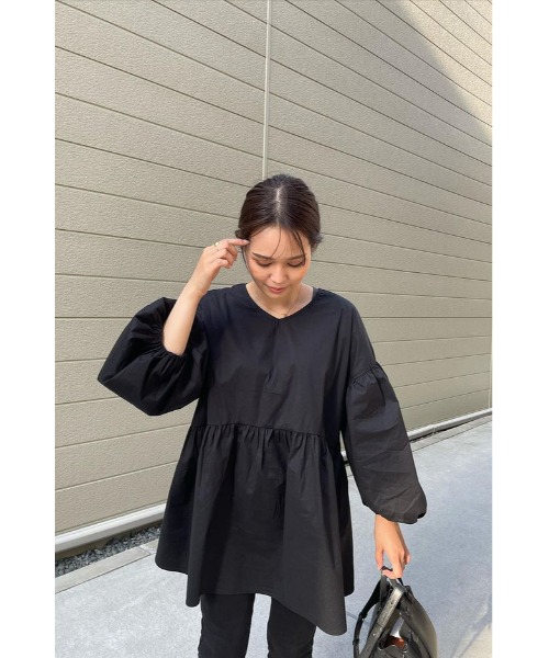 model：H154 着用サイズ：FREE