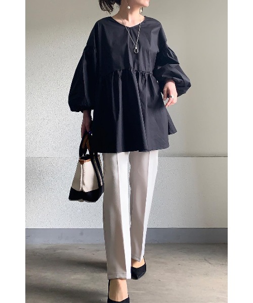 model：H157 着用サイズ：FREE