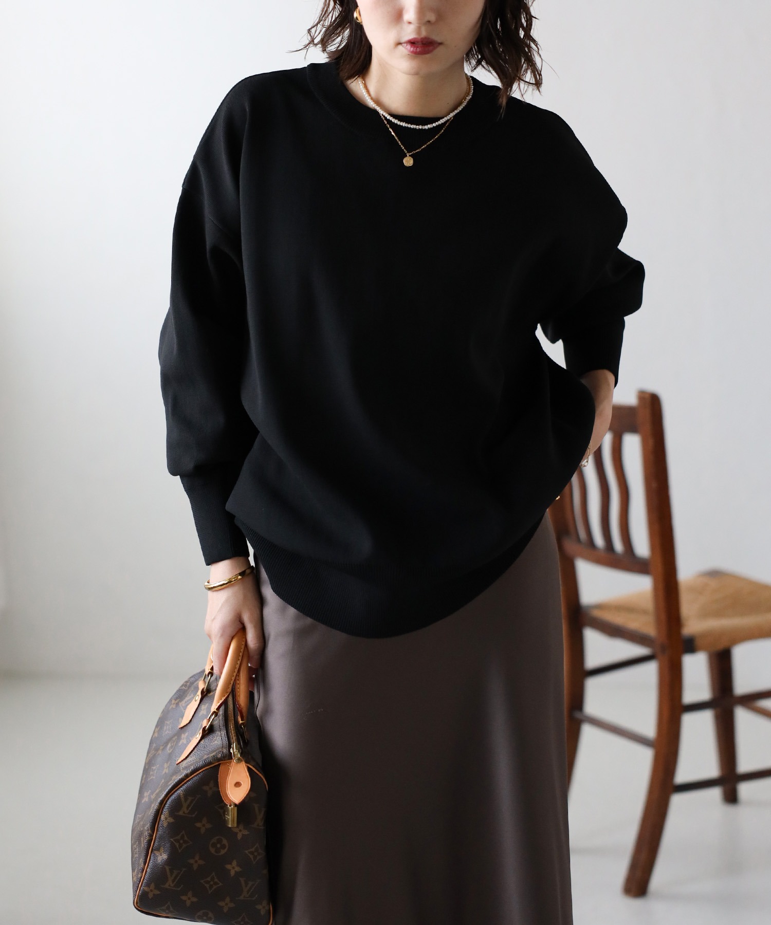 model：H158 着用サイズ：FREE