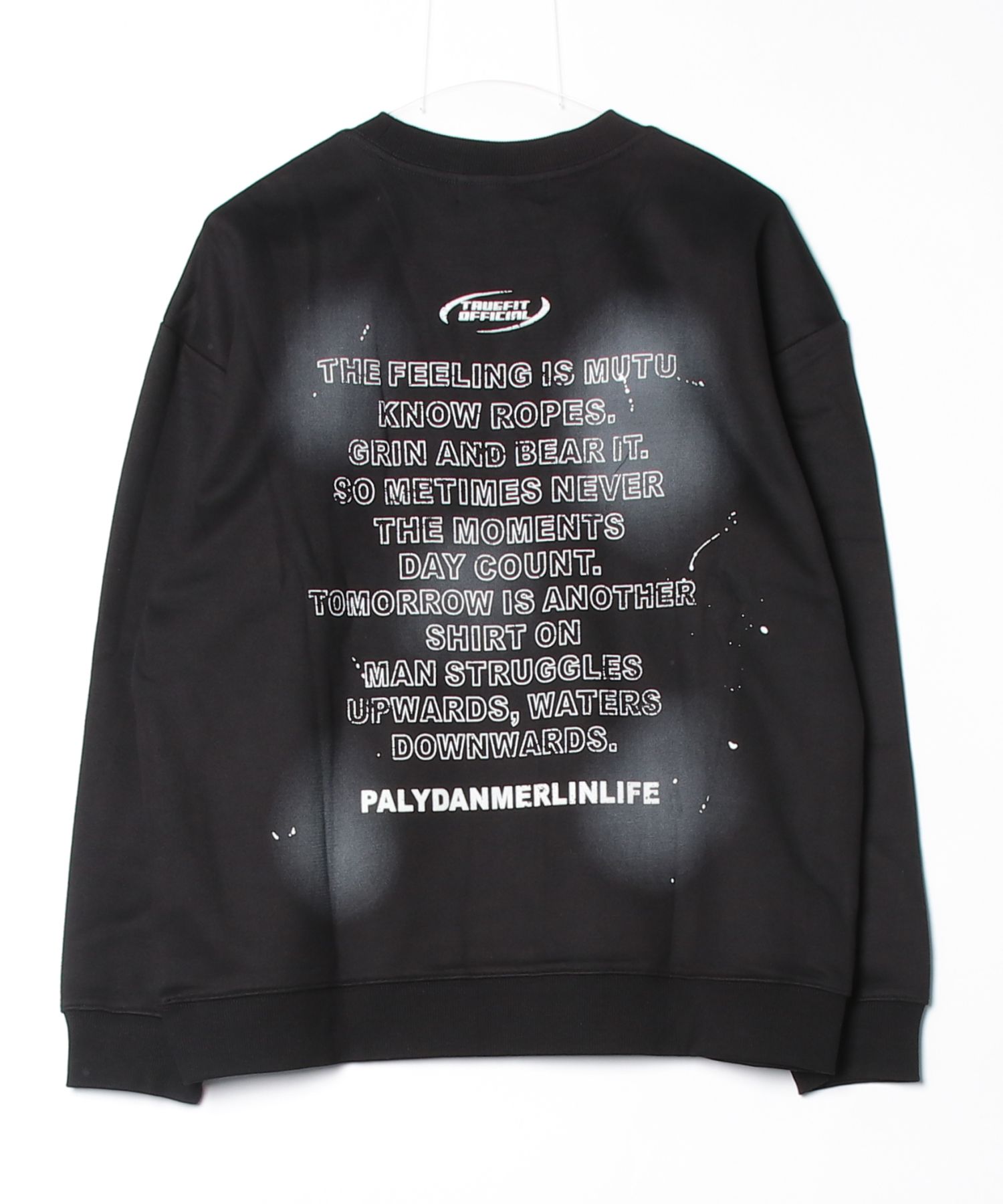 A'GEM/9 × .kom 『ARULE/アルール』 Spray Art Graphic Sweat/スプレー