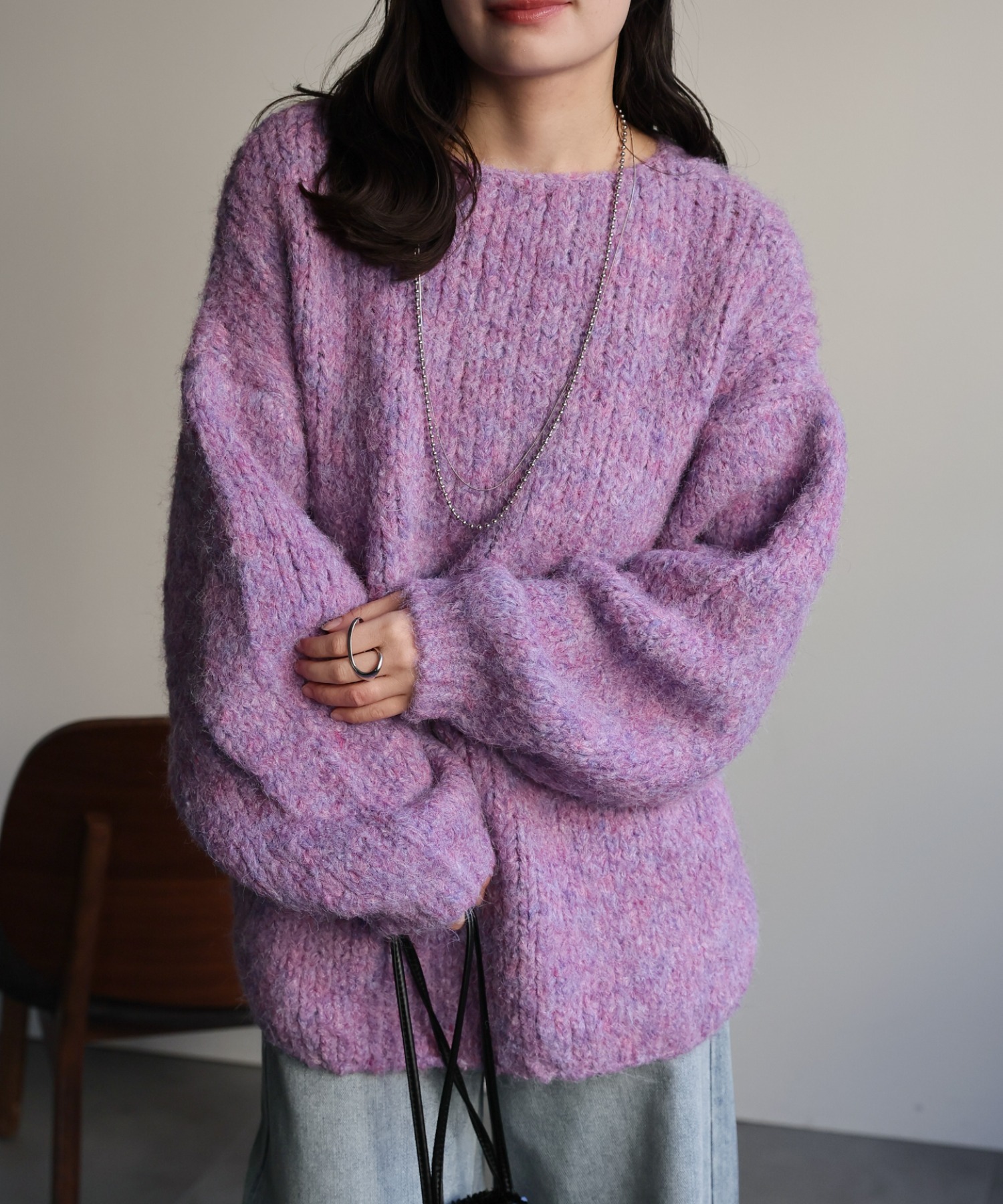 model：156cm 着用サイズ：FREE