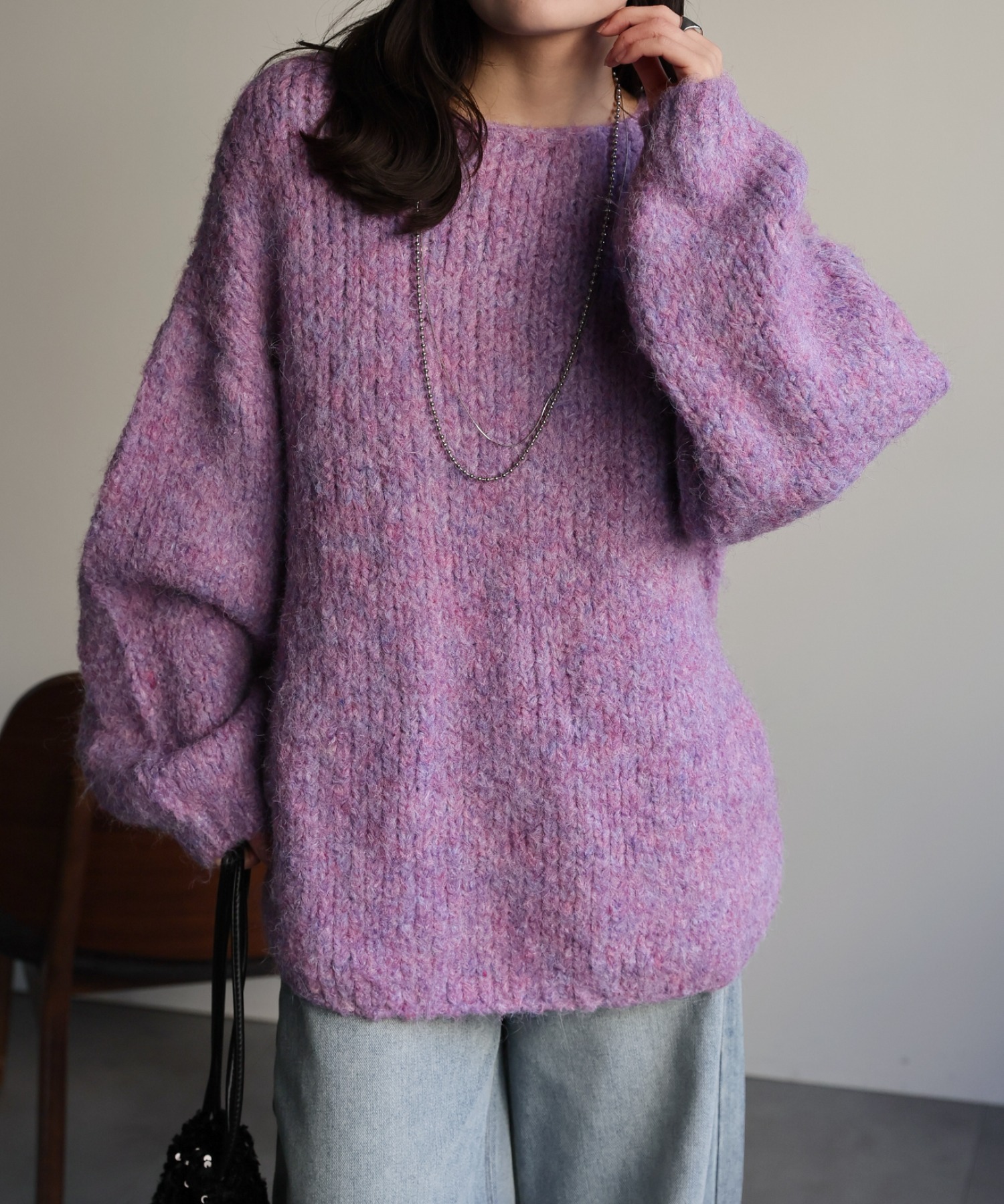 model：156cm 着用サイズ：FREE