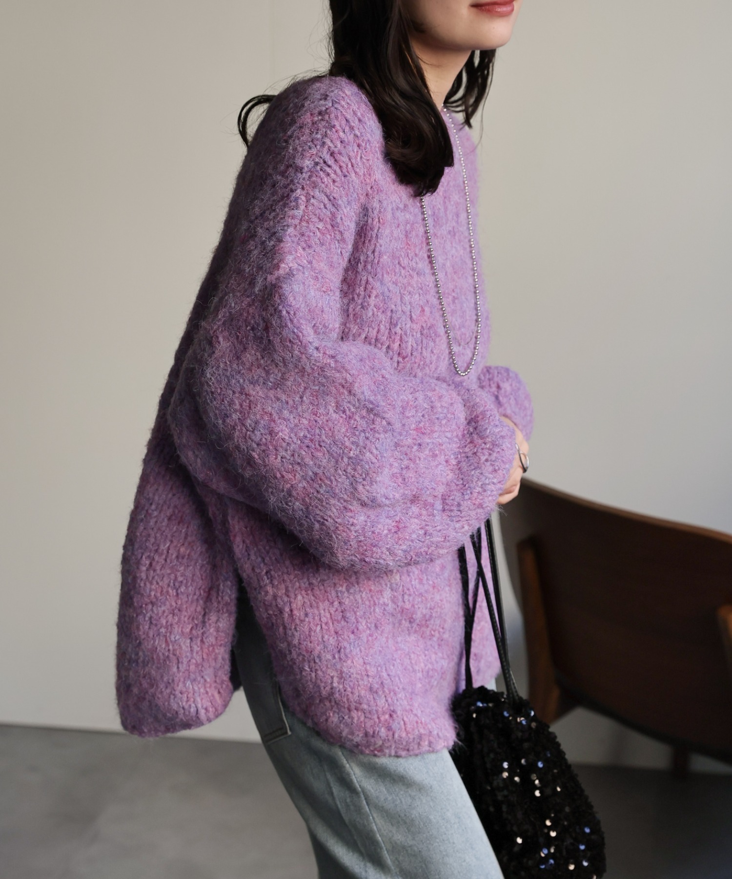 model：156cm 着用サイズ：FREE