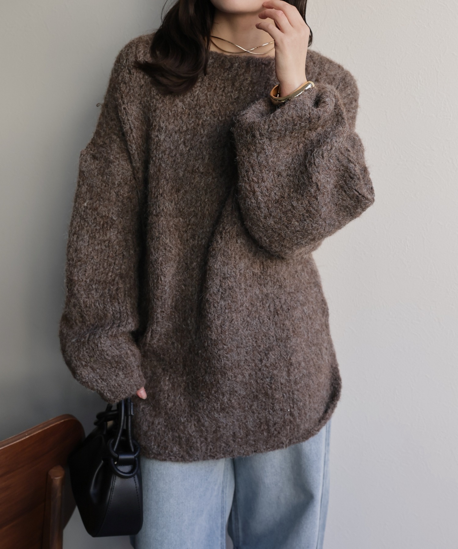 model：156cm 着用サイズ：FREE