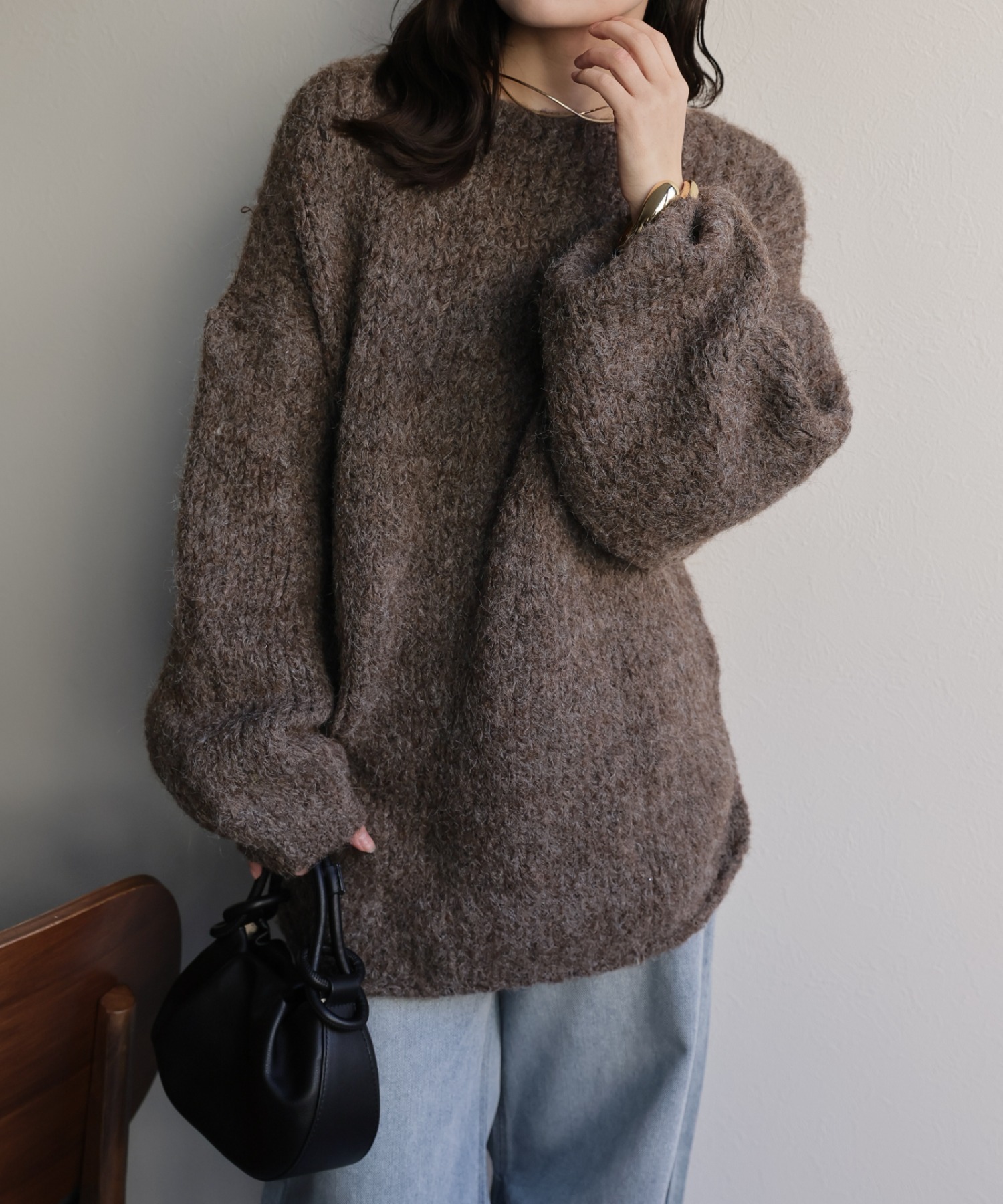 model：156cm 着用サイズ：FREE