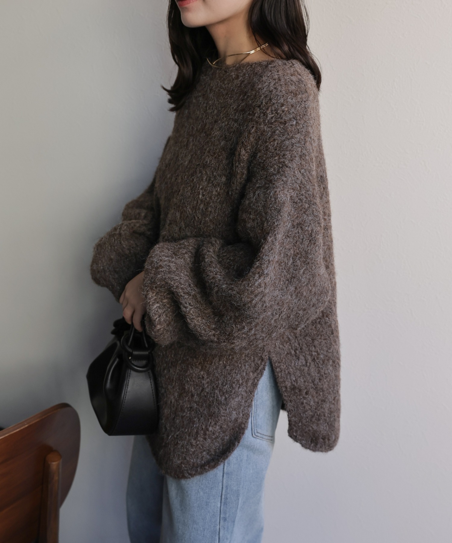 model：156cm 着用サイズ：FREE