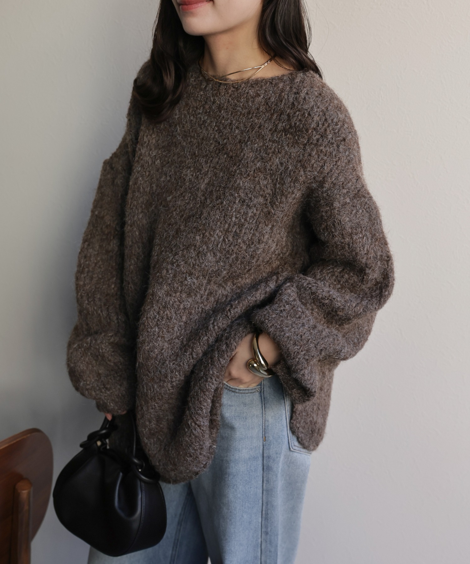 model：156cm 着用サイズ：FREE