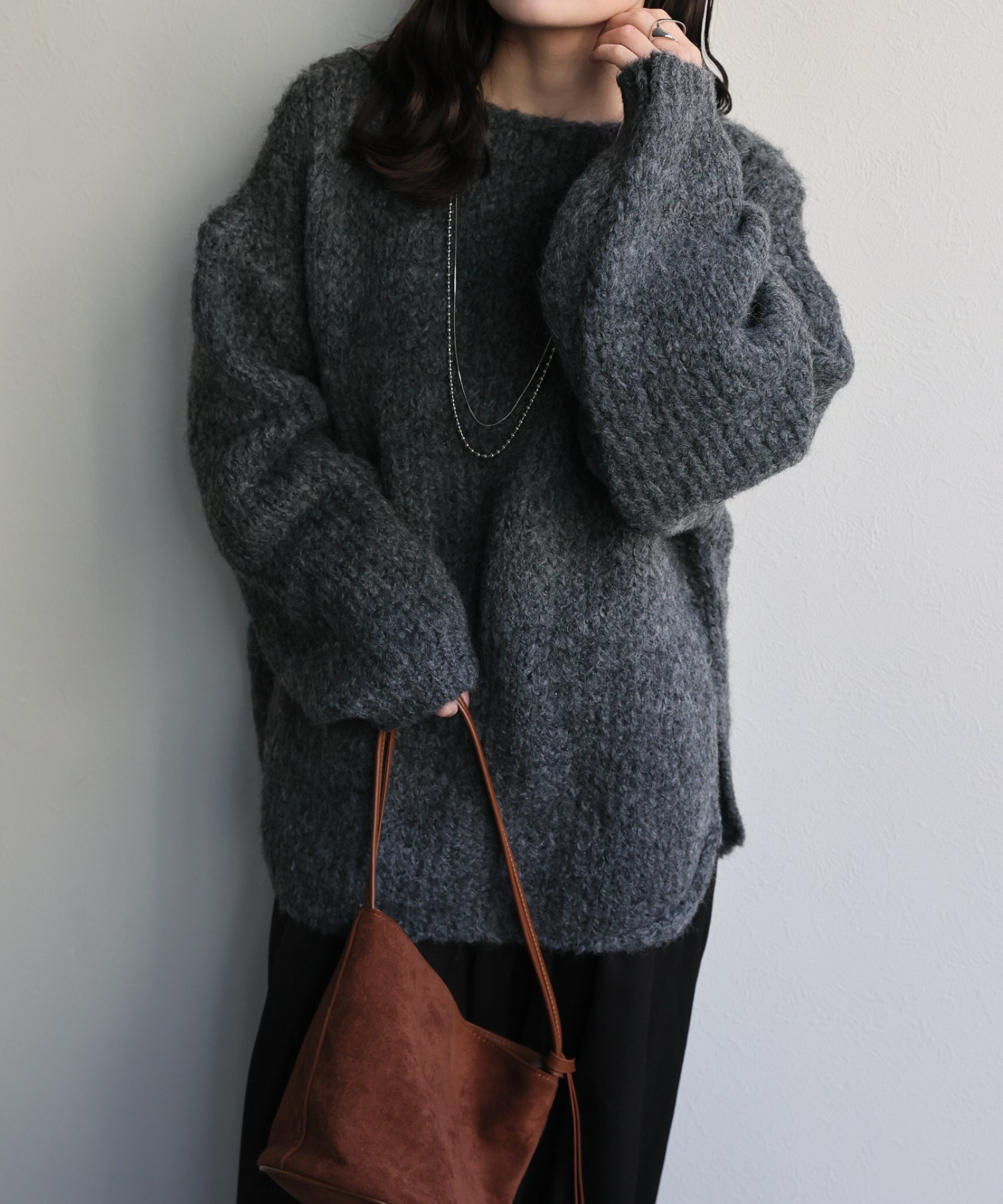 model：156cm 着用サイズ：FREE