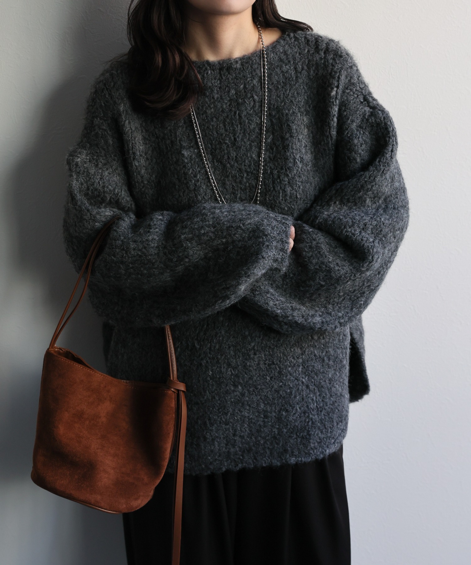model：156cm 着用サイズ：FREE