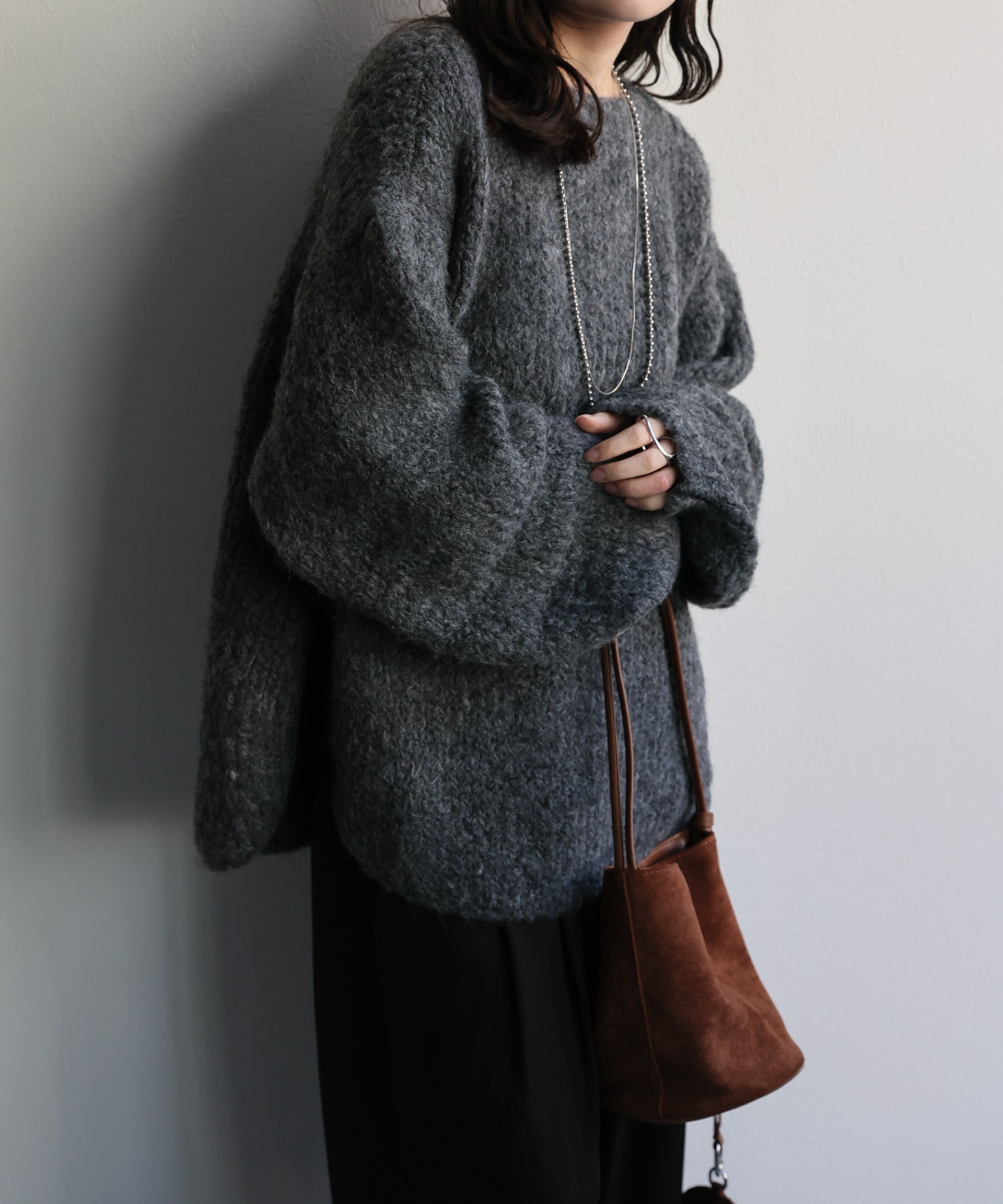 model：156cm 着用サイズ：FREE
