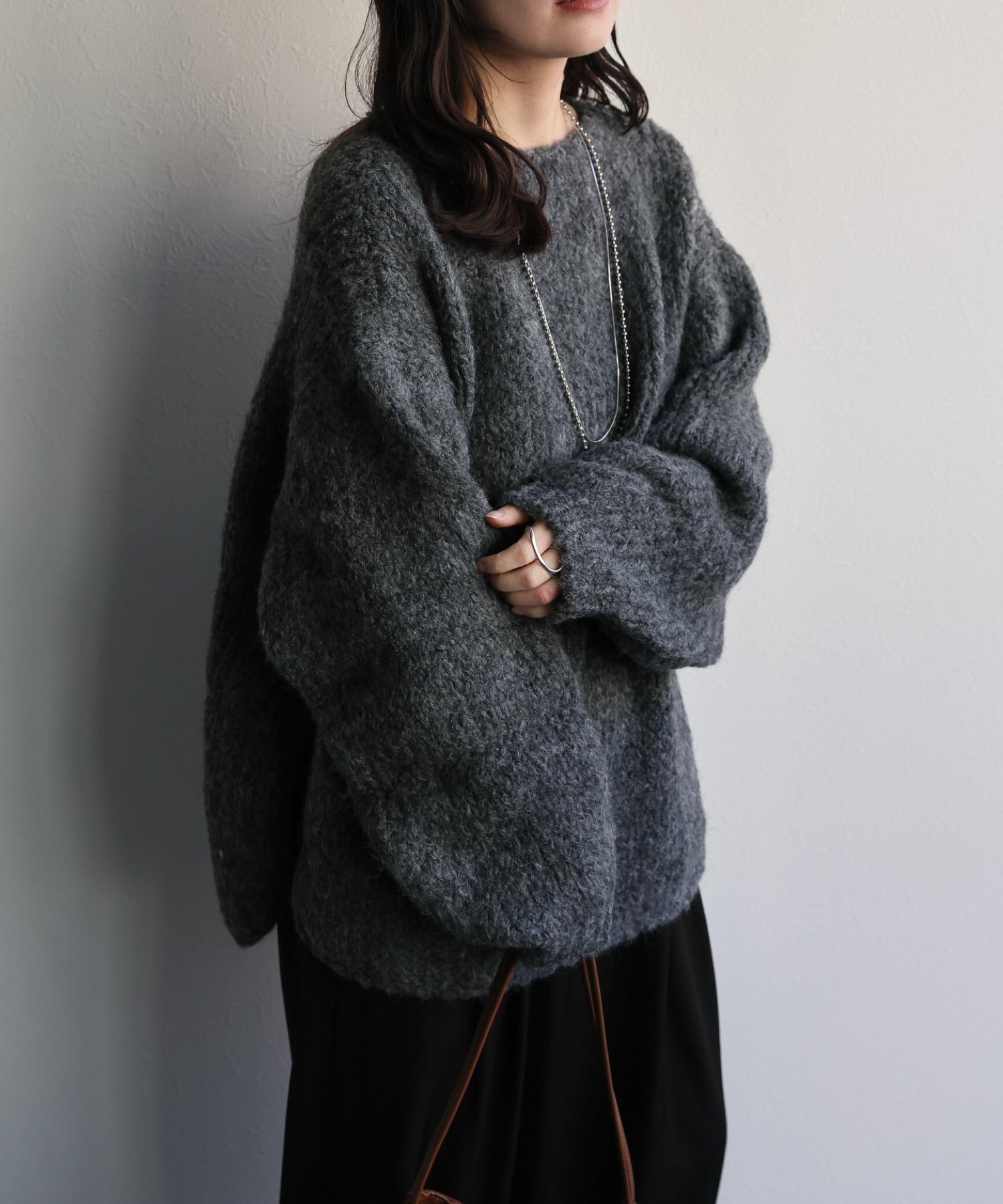 model：156cm 着用サイズ：FREE